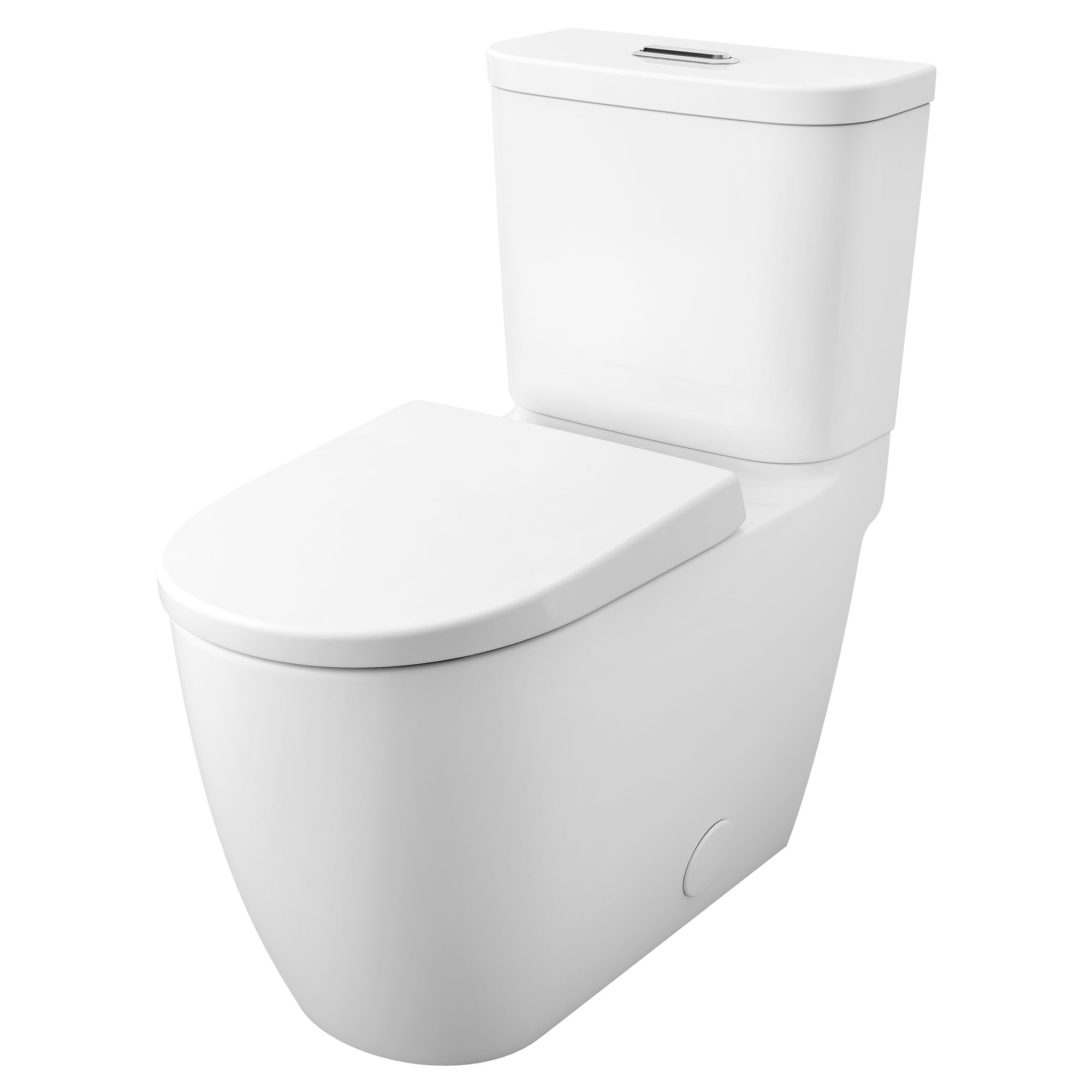Two-piece Dual Flush Right Height Elongated Toilet with seat