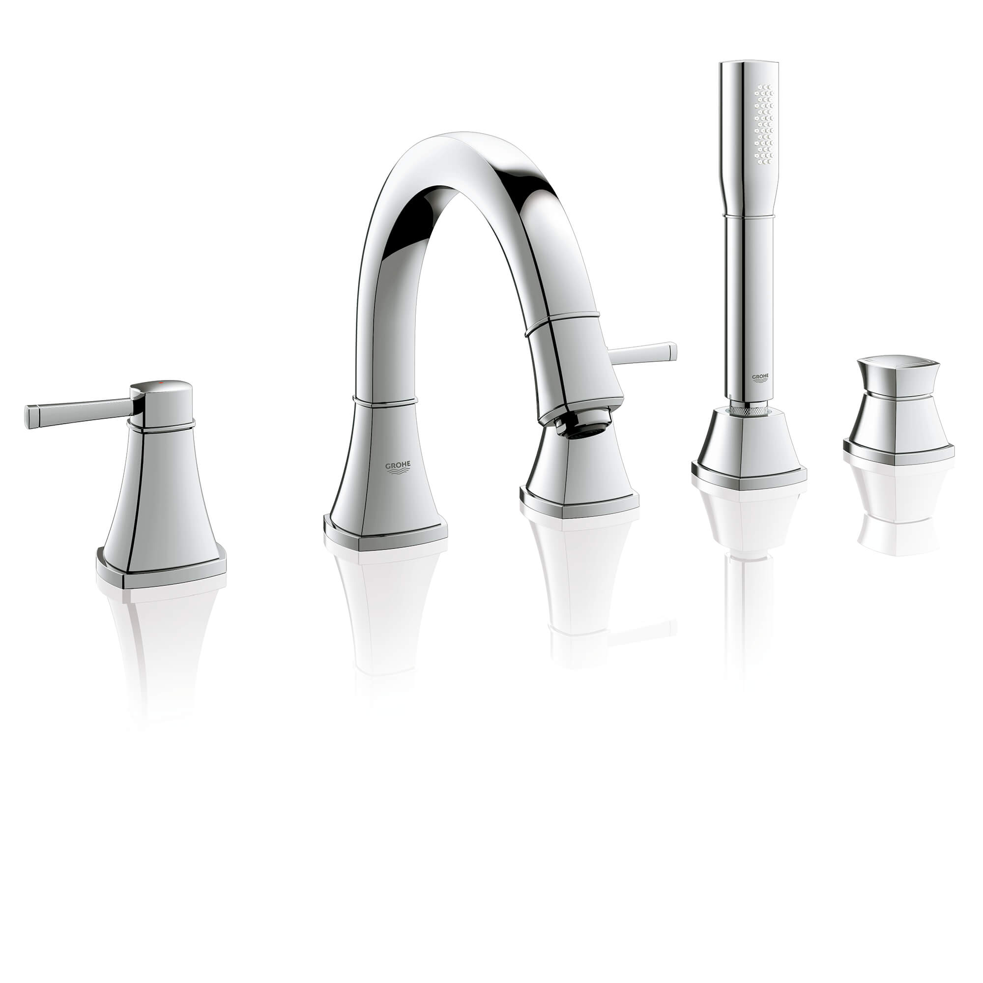 GrohFlex Roman Tub Filler With Personal Hand Shower
