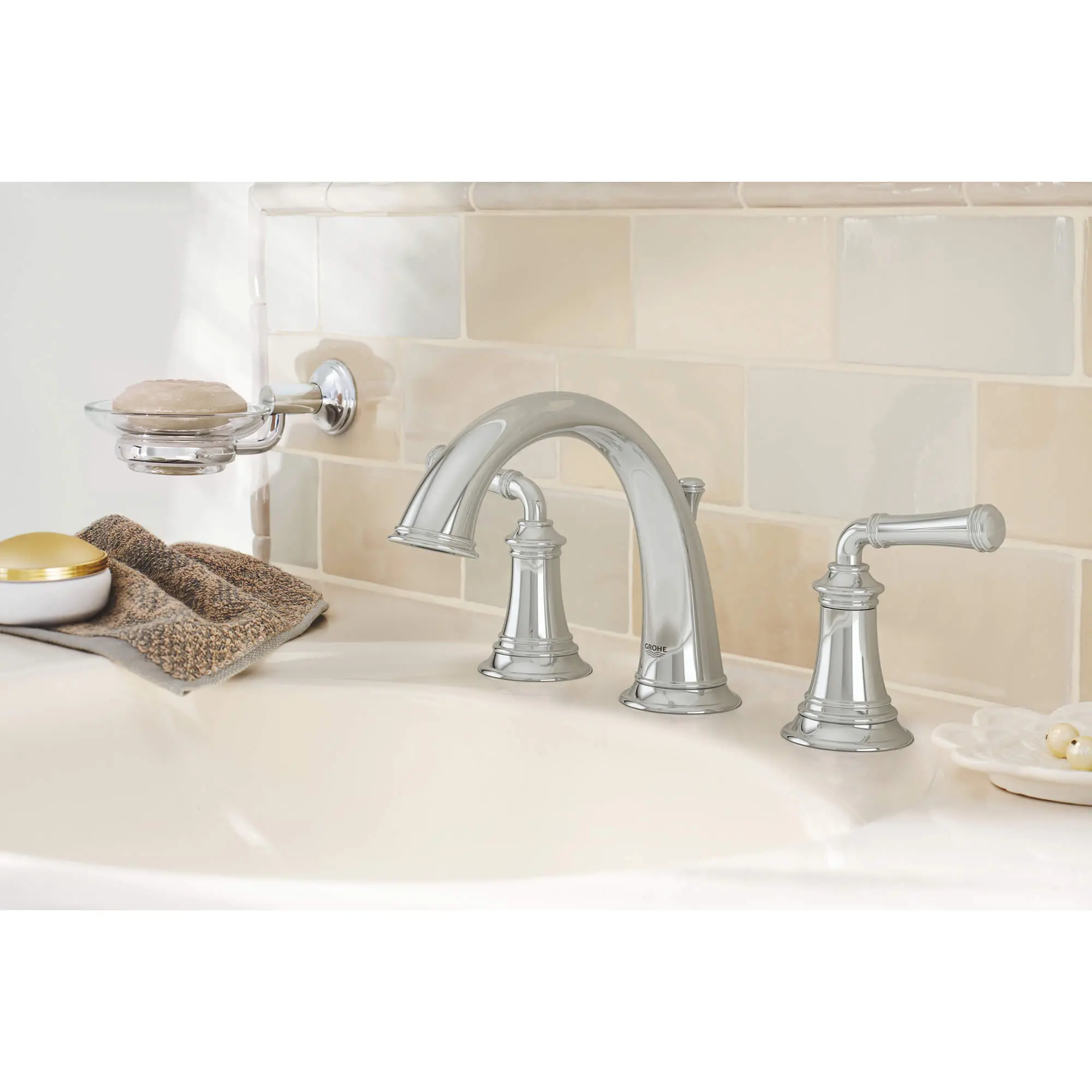 8-inch Widespread 2-Handle S-Size Bathroom Faucet 1.2 GPM