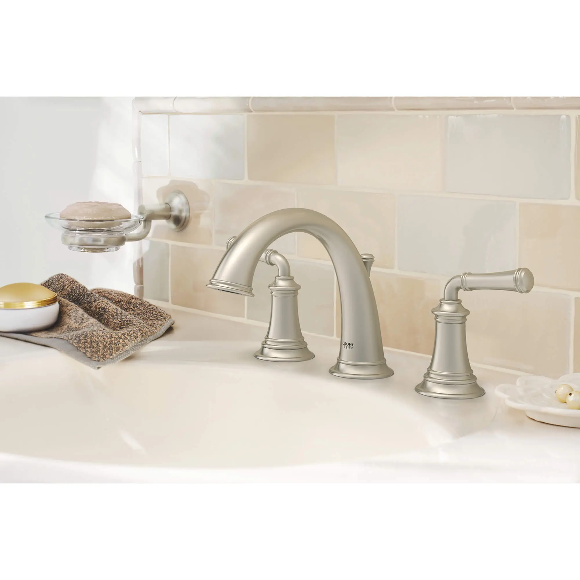 8-inch Widespread 2-Handle S-Size Bathroom Faucet 1.2 GPM