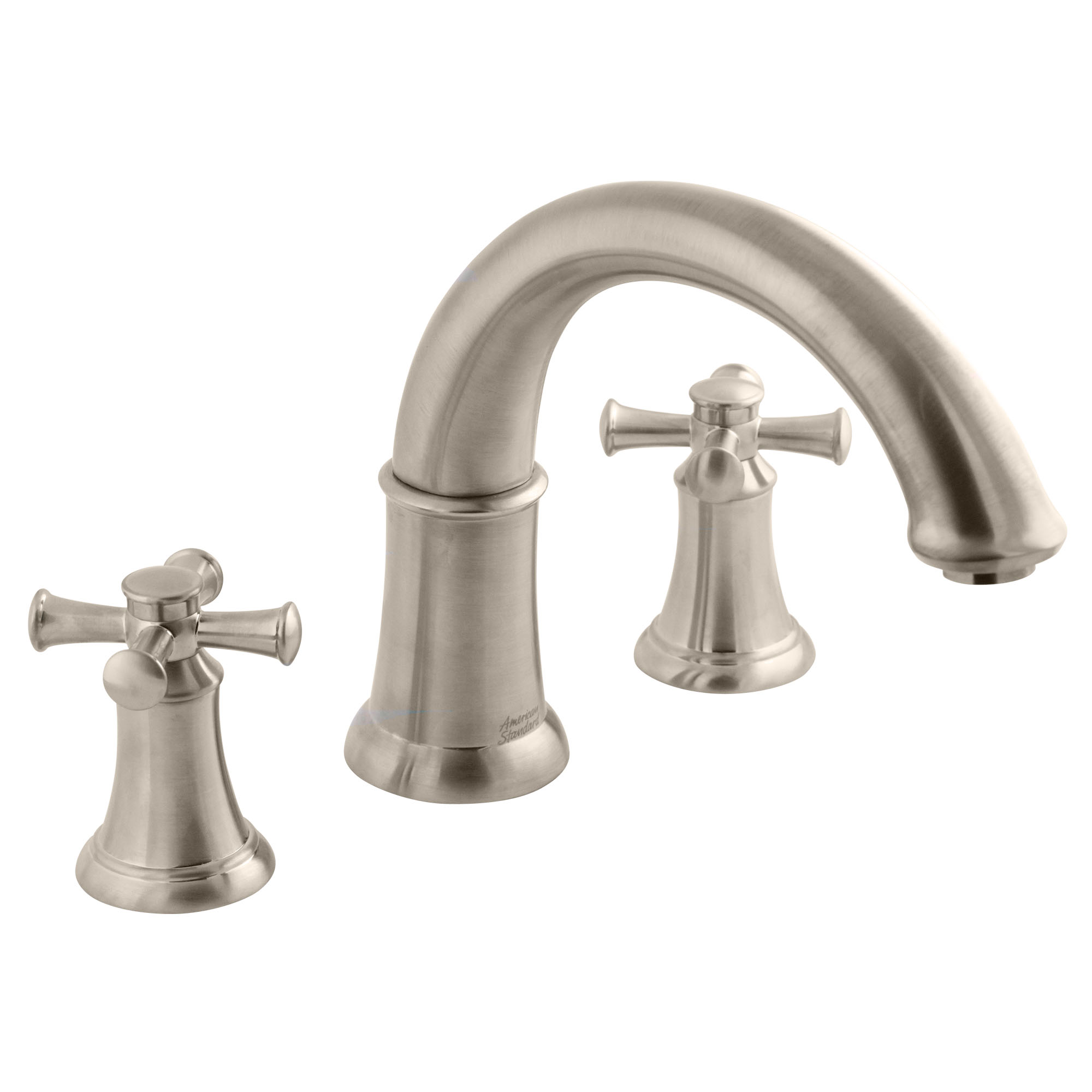 Portsmouth Bathtub Faucet with Personal Shower for Flash Rough-in Valve with Cross Handles