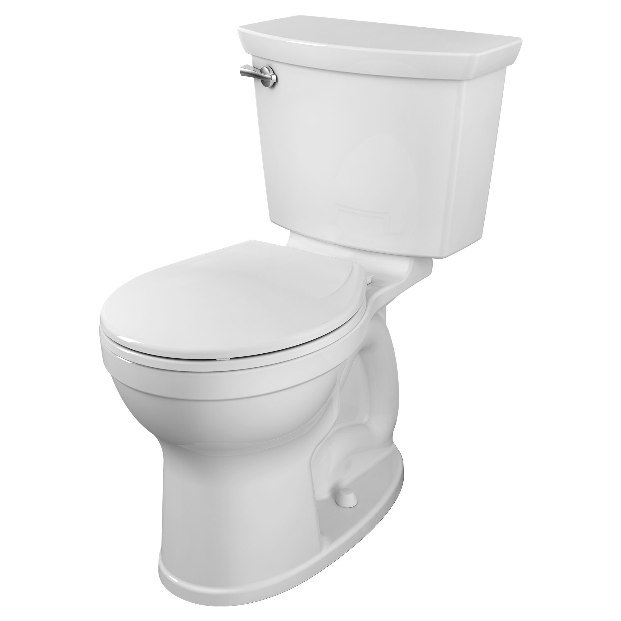 Champion Two-Piece 1.28 gpf/4.8 Lpf Chair Height Round Front Toilet ...