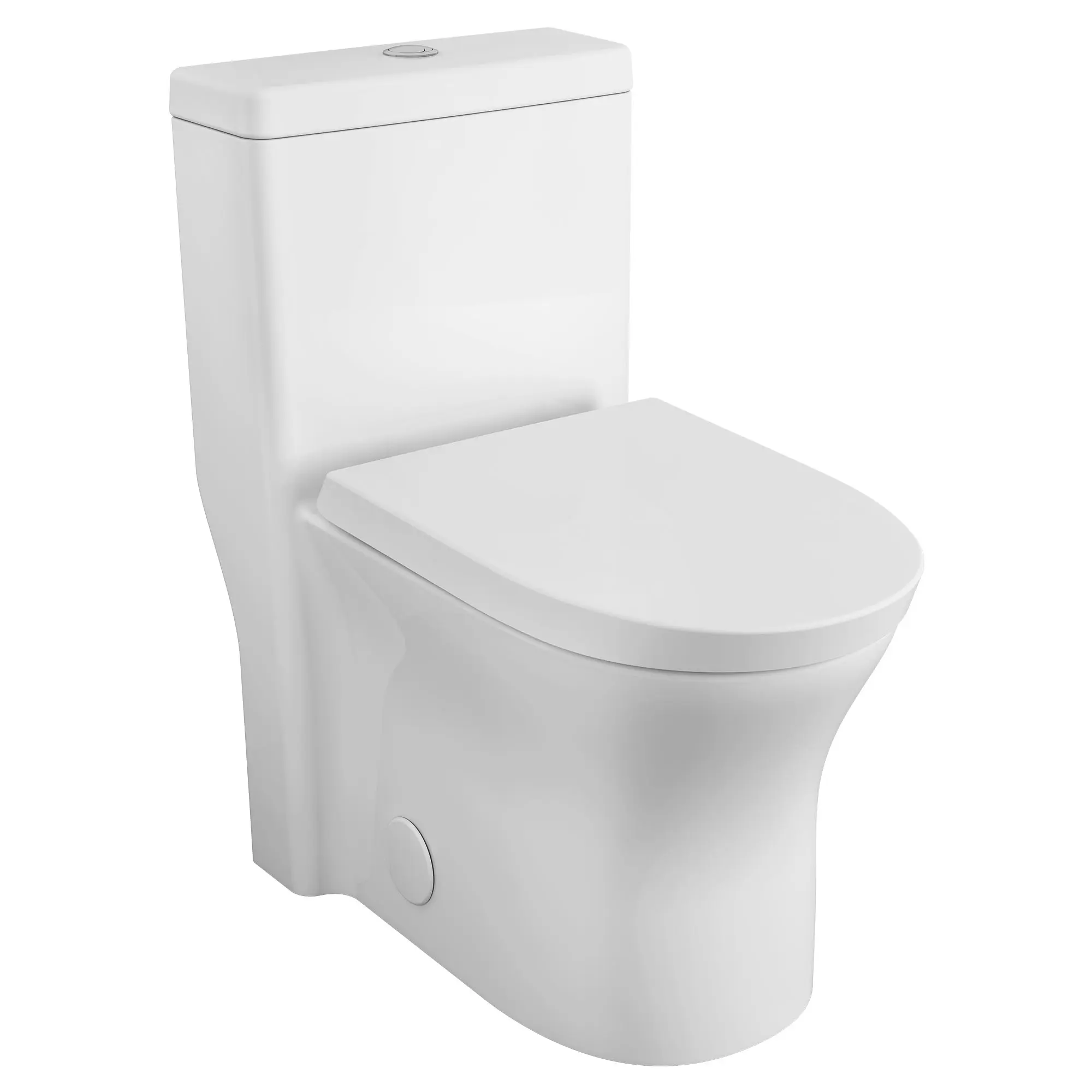 Cosette One-Piece Dual Flush 1.28 gpf/4.8 Lpf and 0.92 gpf/3.5 Lpf Standard Height Elongated Complete Toilet With Seat