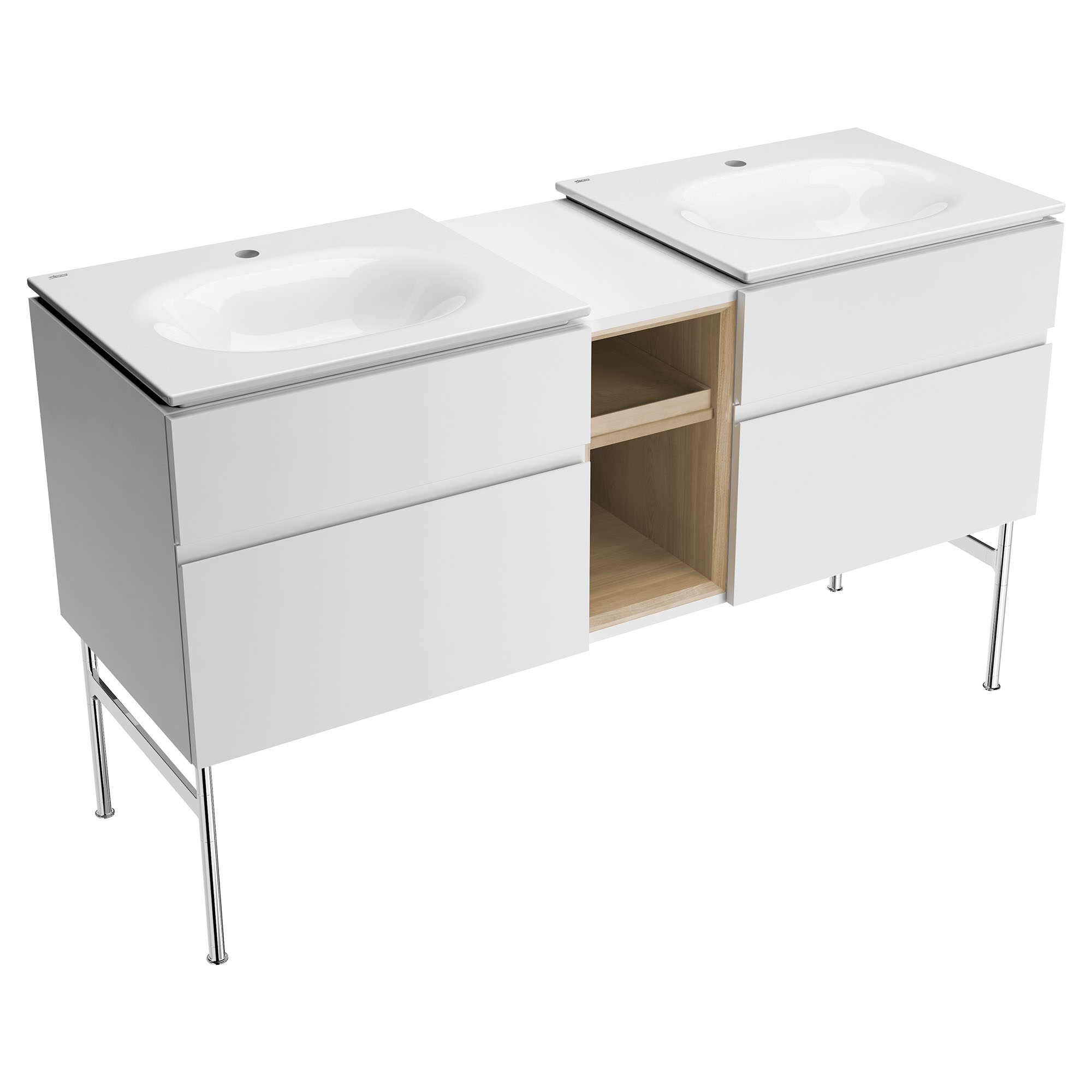 Dessus de meuble-lavabo Studio S 24 po - trou central uniquement