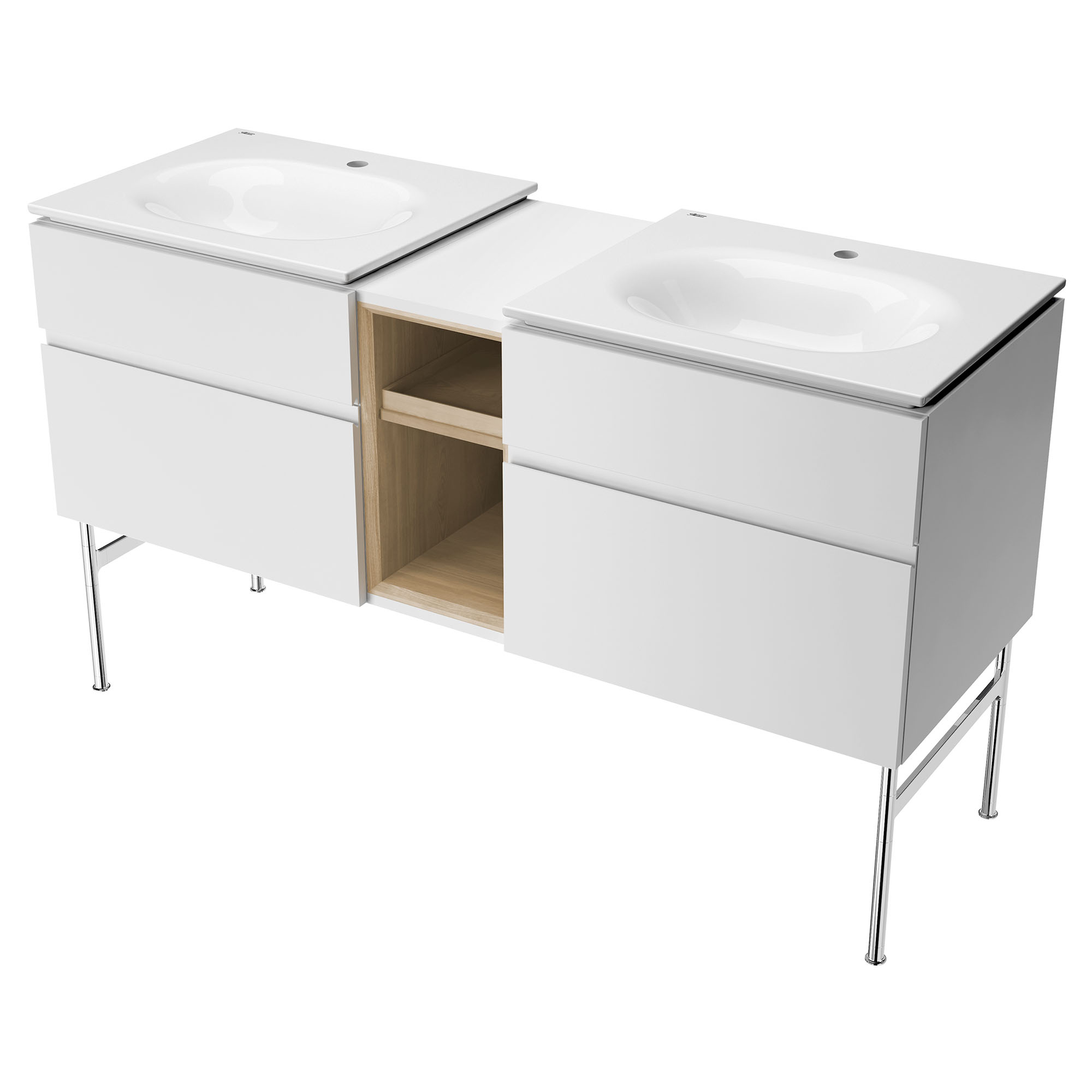 Dessus de meuble-lavabo Studio S 24 po - trou central uniquement