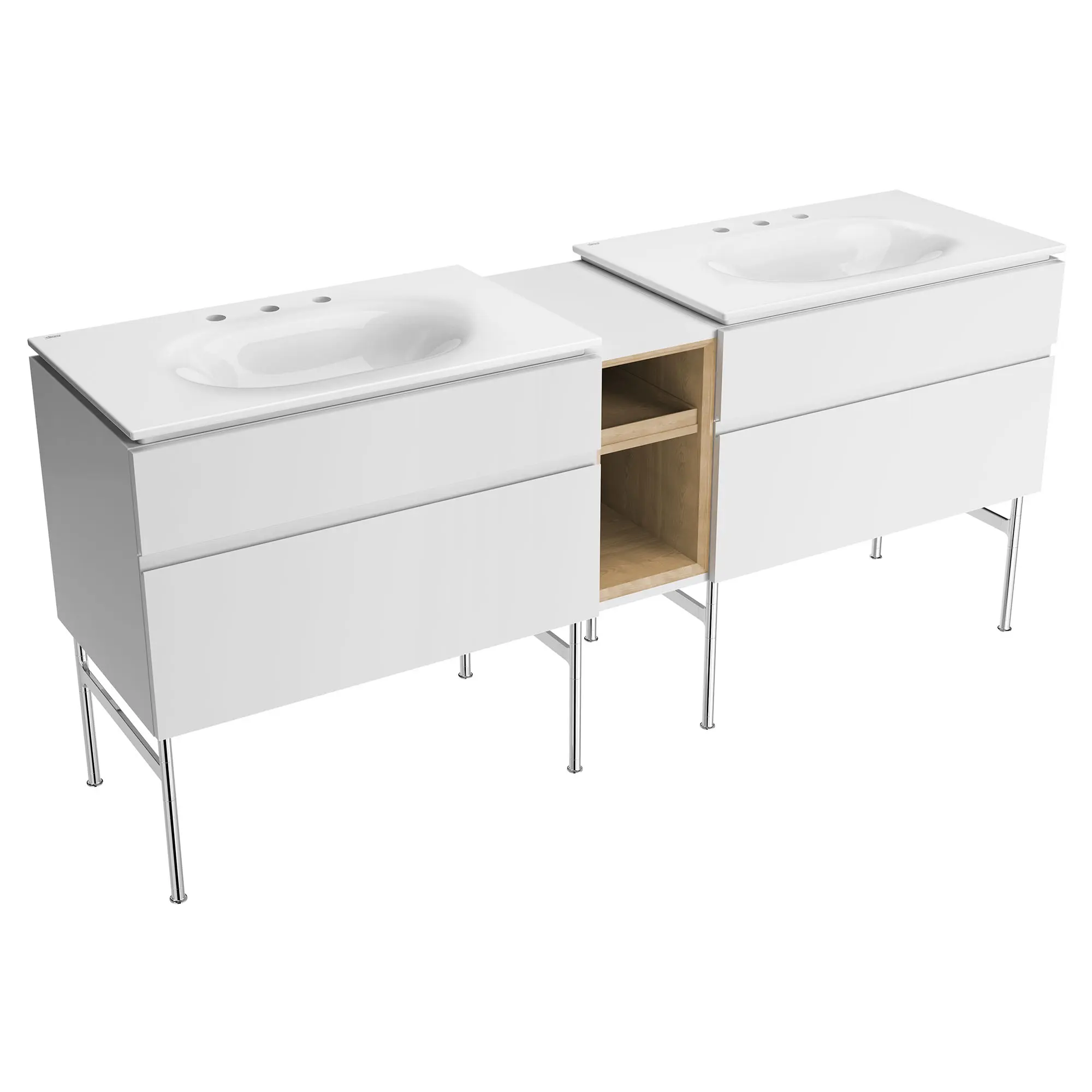 Partie centrale de meuble-lavabo Studio® S