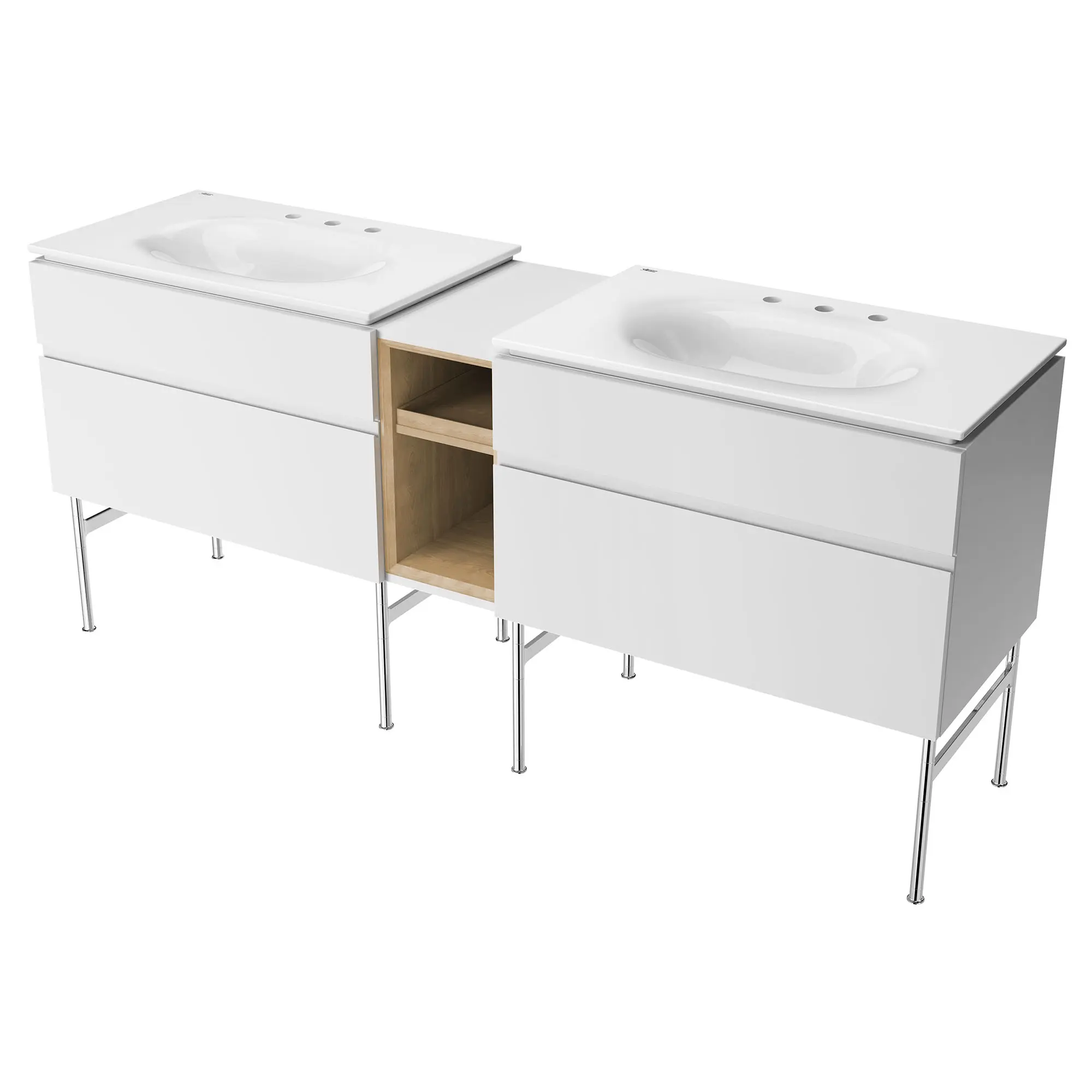 Partie centrale de meuble-lavabo Studio® S