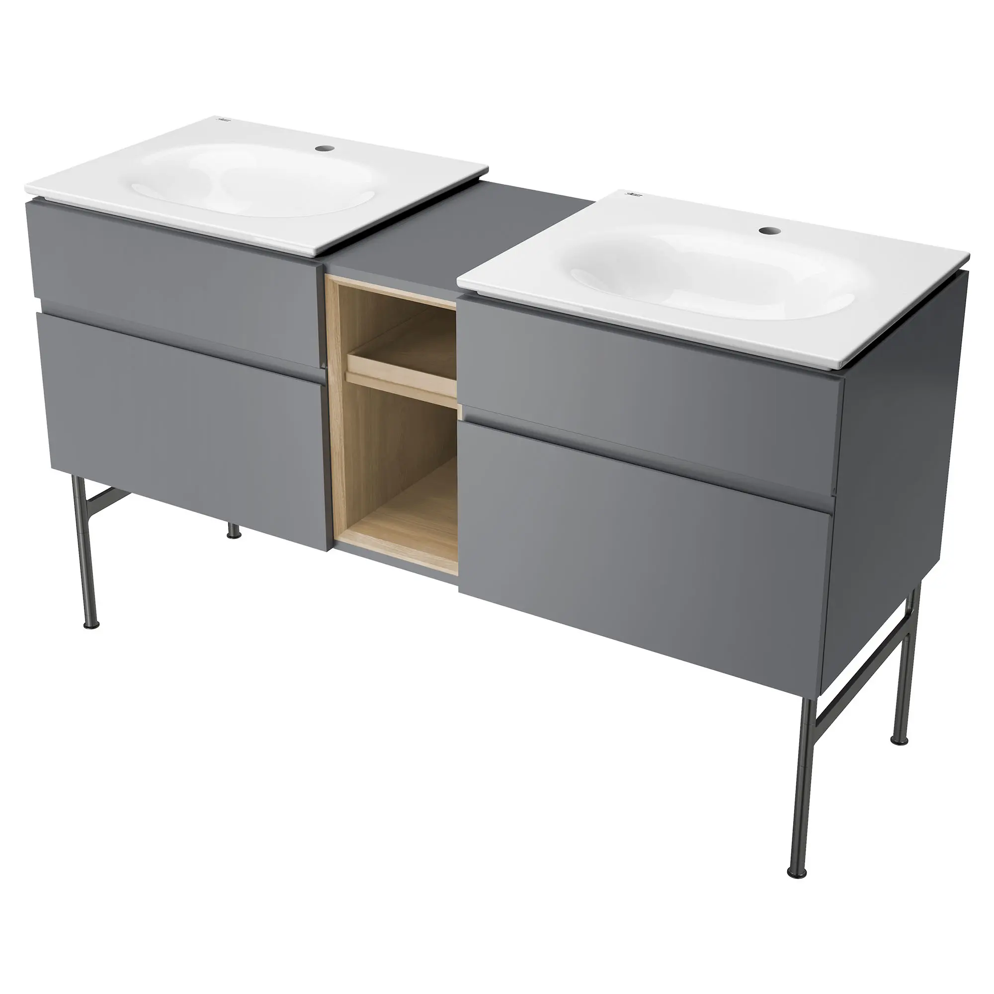 Meuble-lavabo à tiroir double Studio® S 24 po