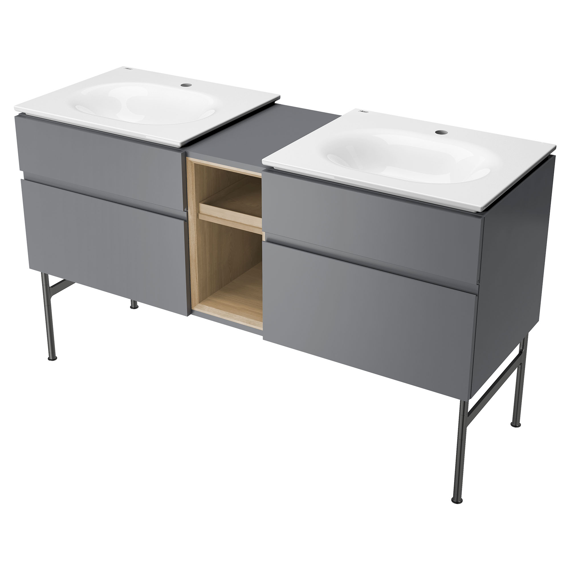 Dessus de meuble-lavabo Studio® S 24 po - trou central uniquement