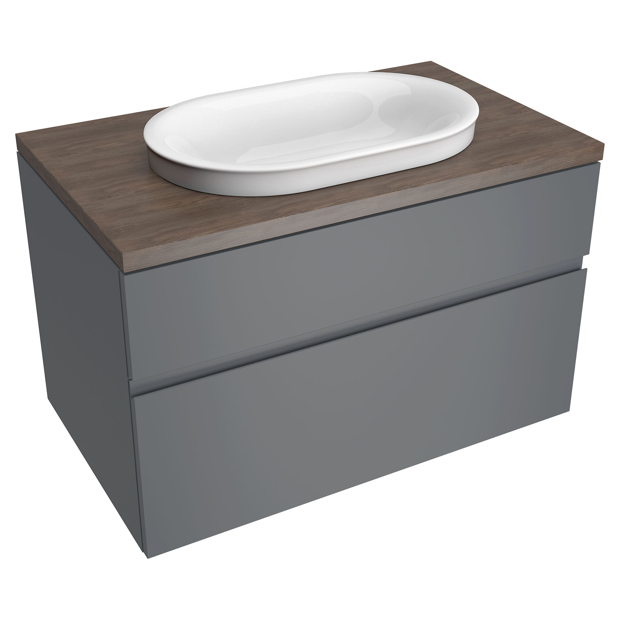 Studio™ S Above Counter Sink Top with Center Hole Only