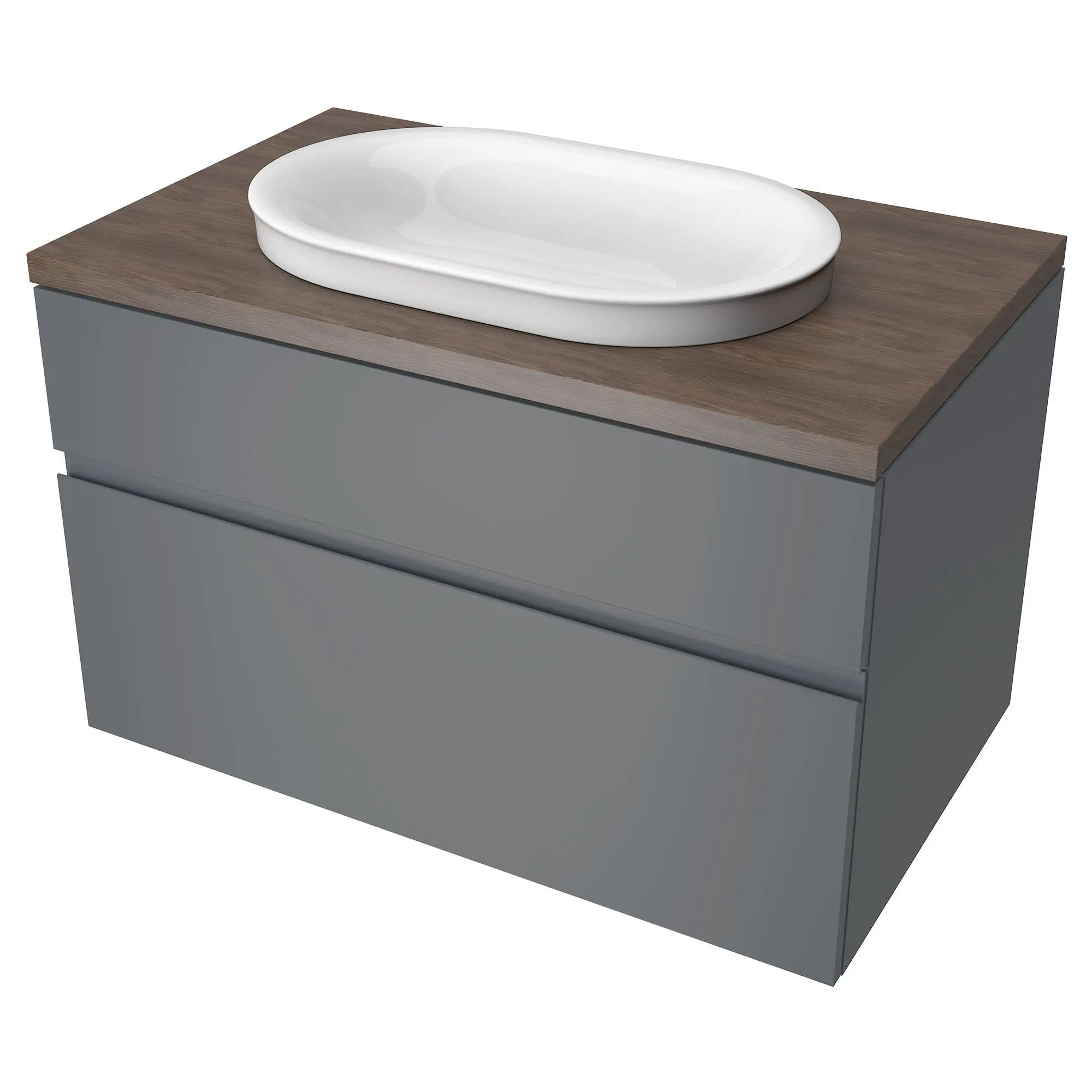 Studio® S Above Counter Sink Top with Center Hole Only