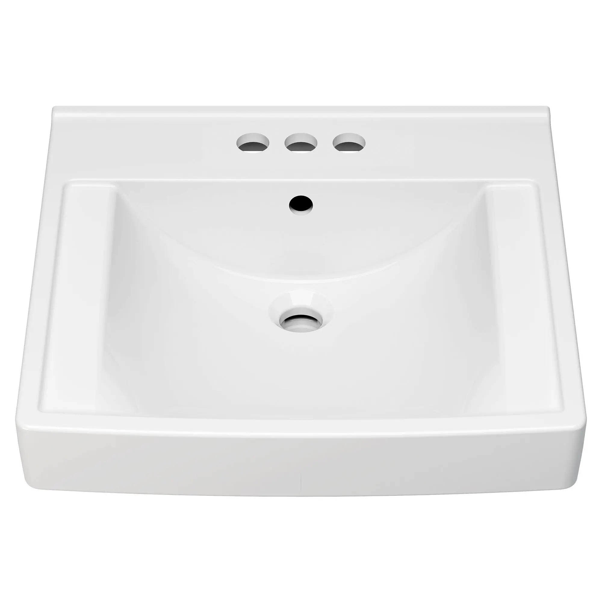 Decorum® 21 x 20-1/4-Inch (533 x 514 mm) Wall-Hung EverClean® Sink With 4-Inch Centerset