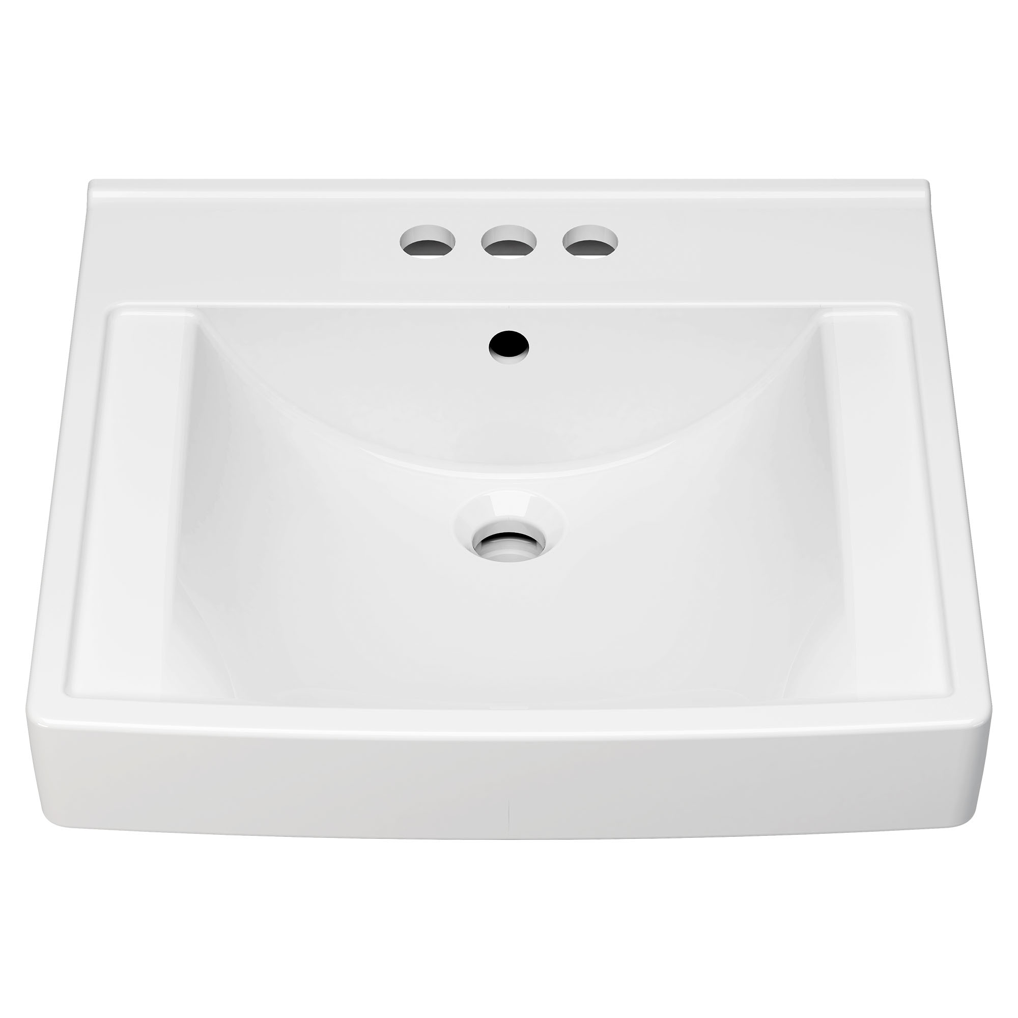 Decorum® 21 x 20-1/4-Inch (533 x 514 mm) Wall-Hung EverClean® Sink With 4-Inch Centerset