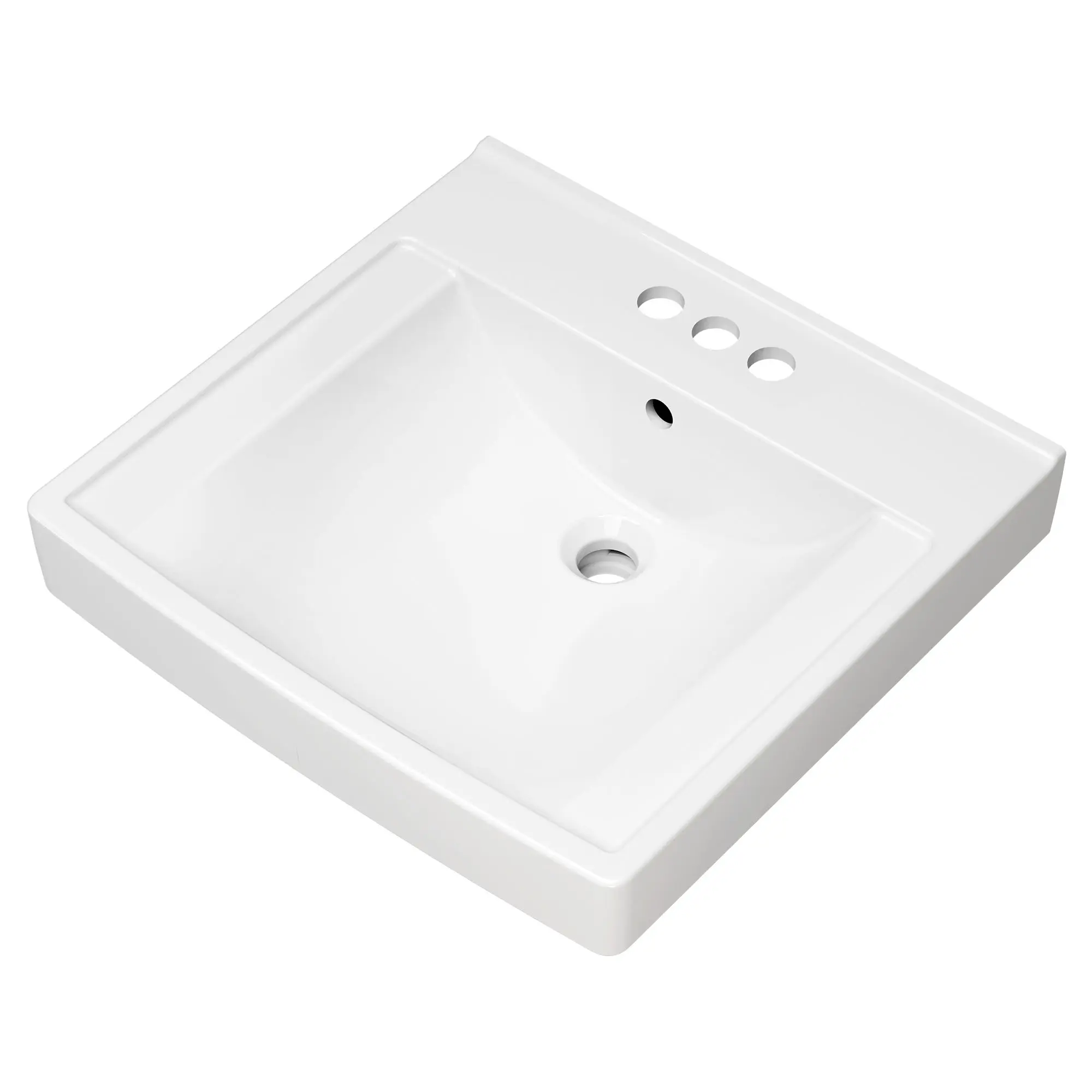 Decorum® 21 x 20-1/4-Inch (533 x 514 mm) Wall-Hung EverClean® Sink With 4-Inch Centerset