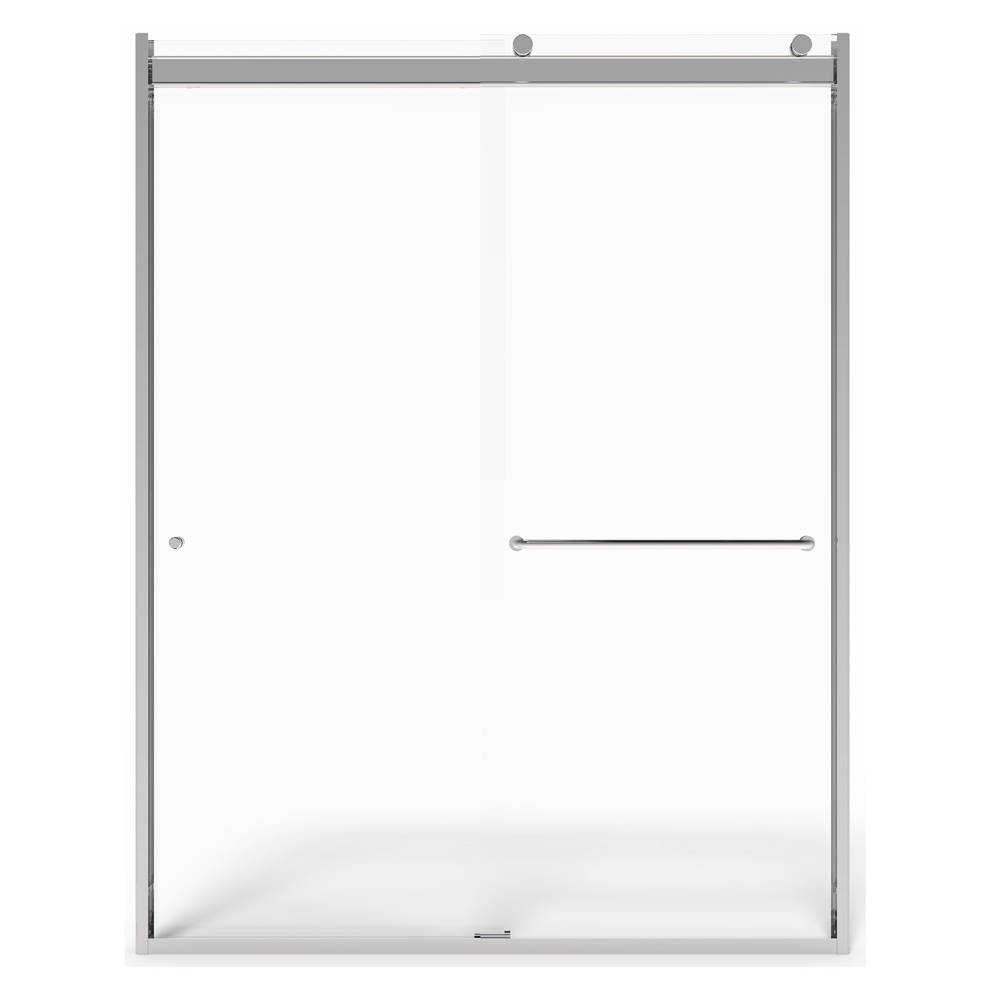 48 x 70-Inch Height Semi-Frameless Top-Roller Sliding Shower Door