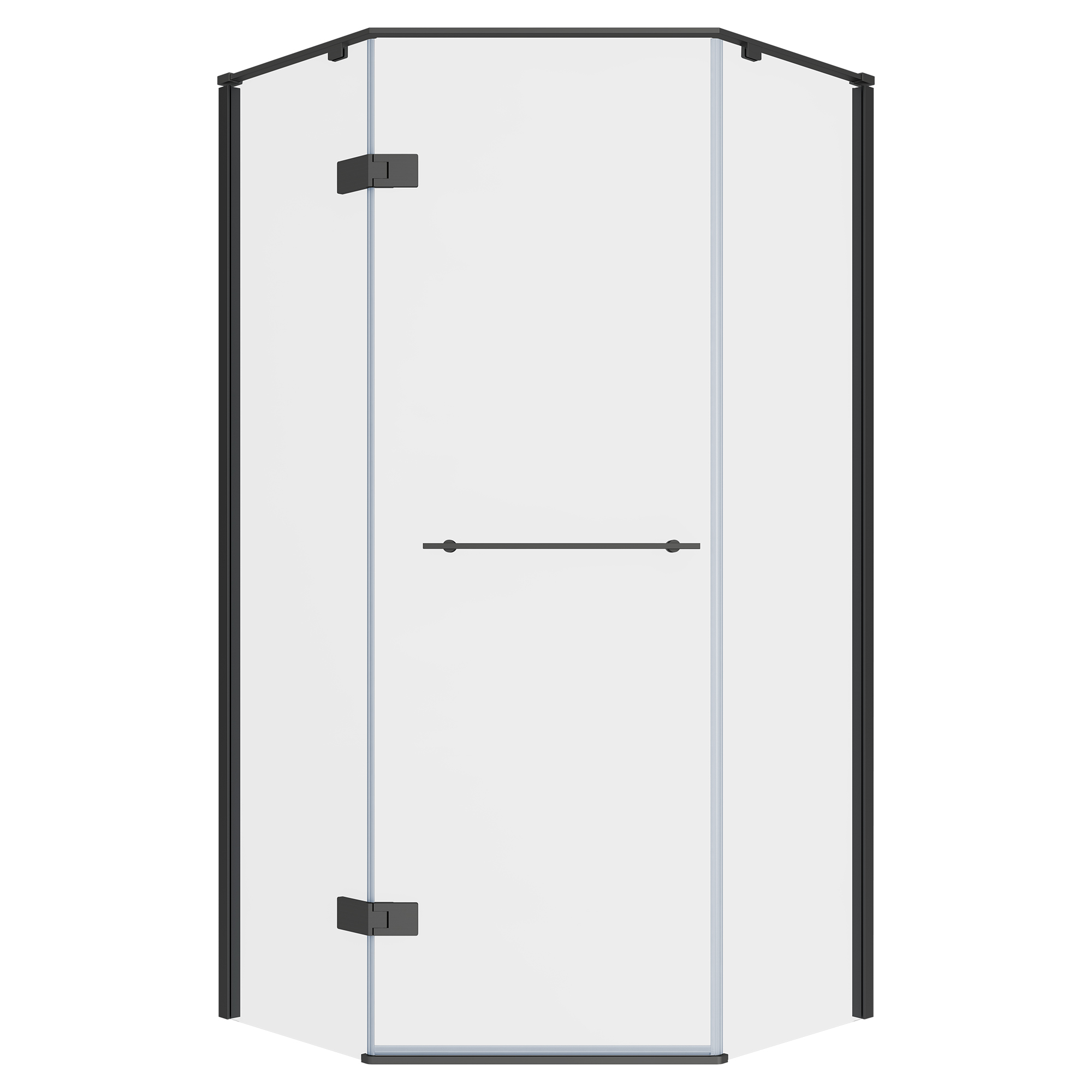 Elevate Framed 74inch NeoAngle Pivot Shower Door