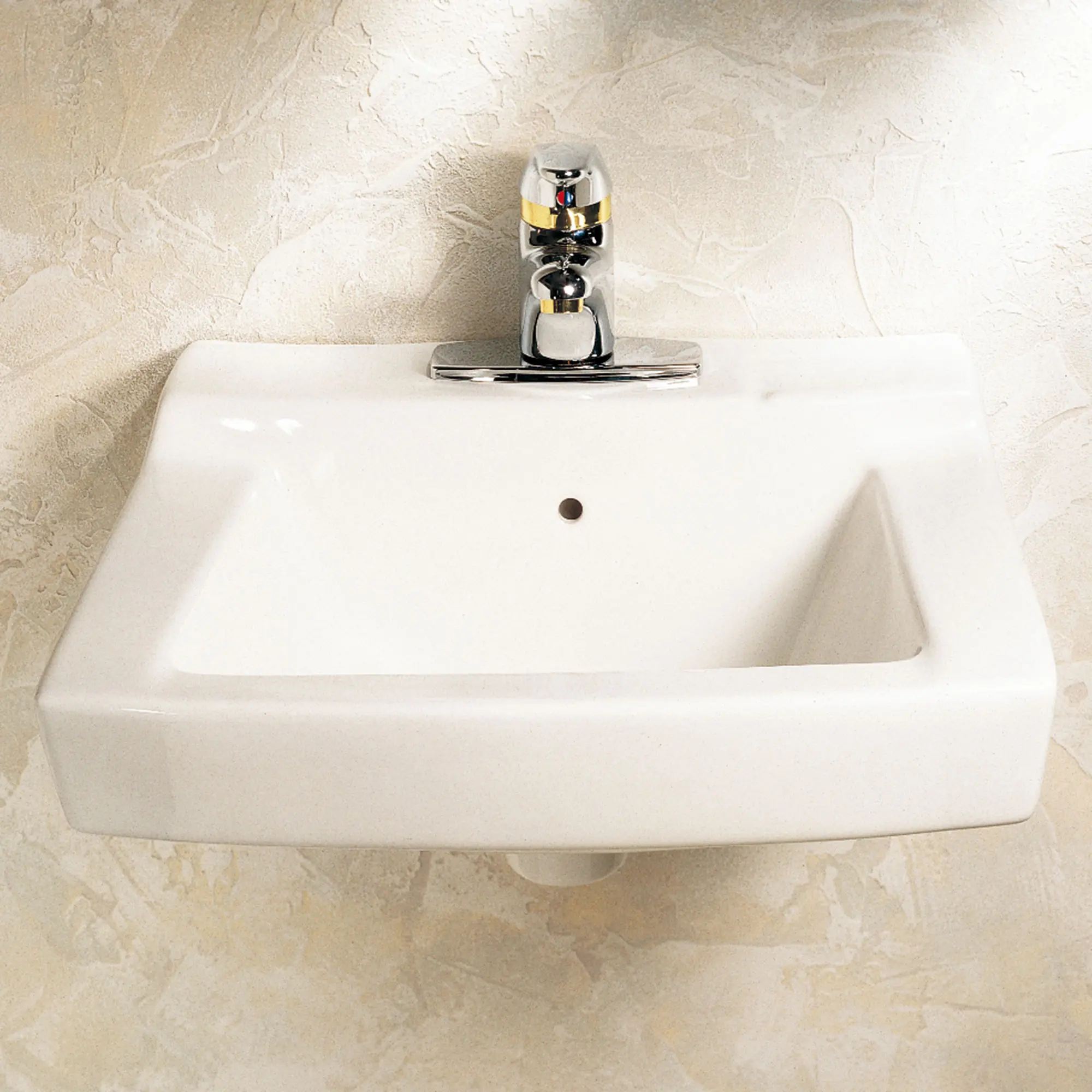 Declyn® Wall-Hung Sink With 4-Inch Centerset, for Concealed Arms