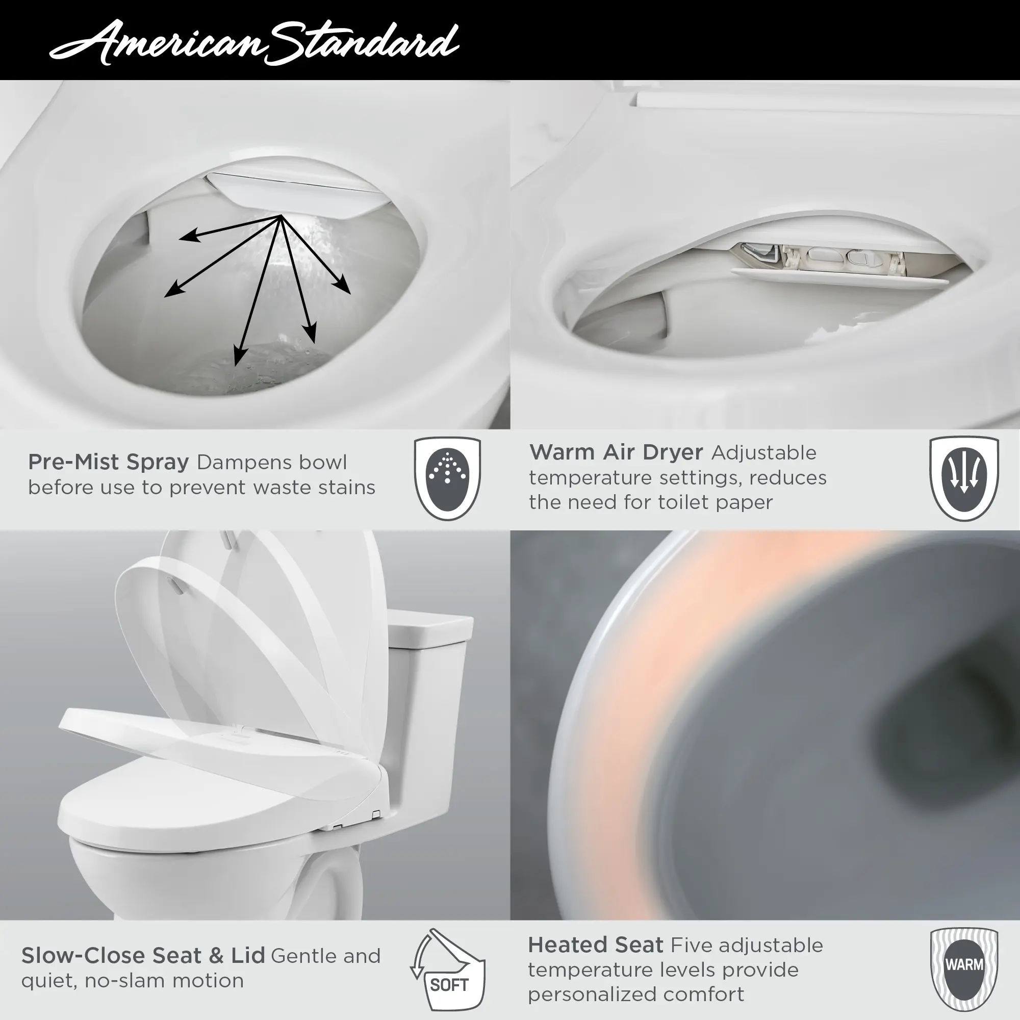 Advanced Clean® 3.0 Electric SpaLet® Bidet Seat With Remote Operation