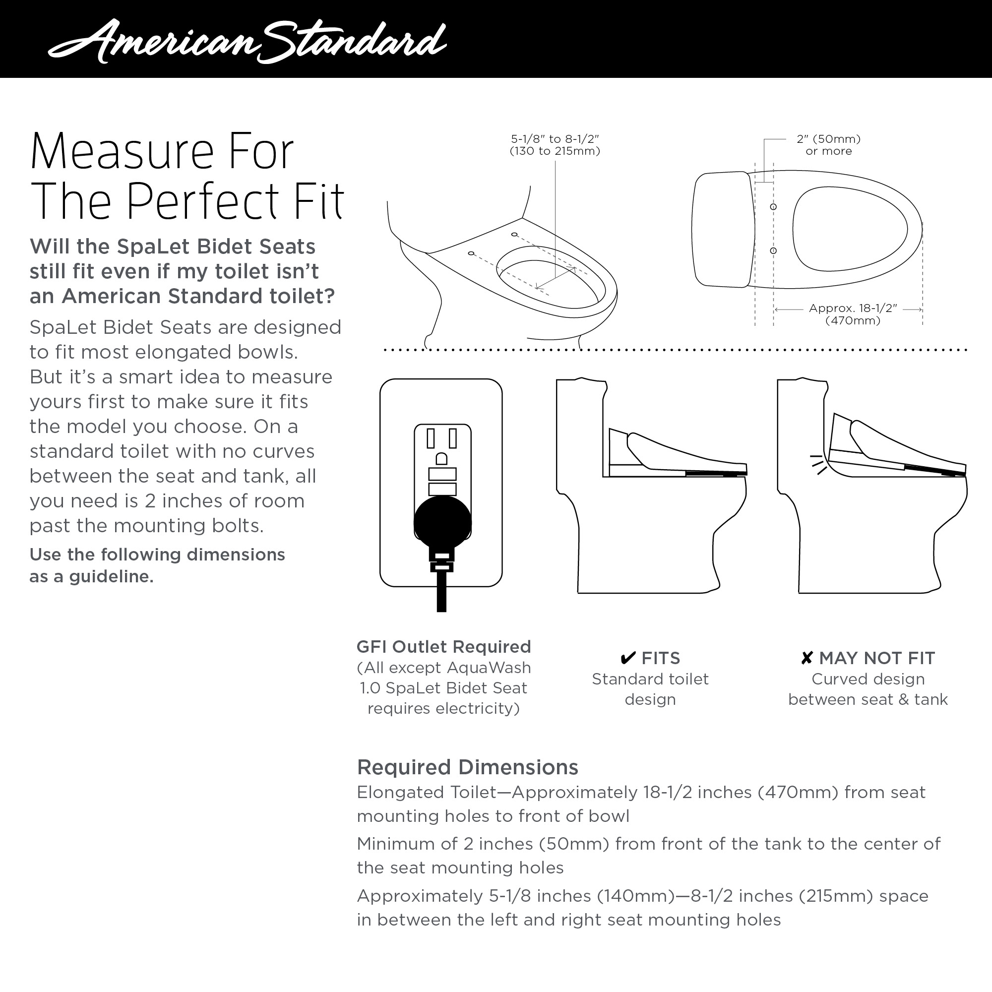 Advanced Clean™ 3.0 Electric SpaLet™ Bidet Seat With Remote Operation