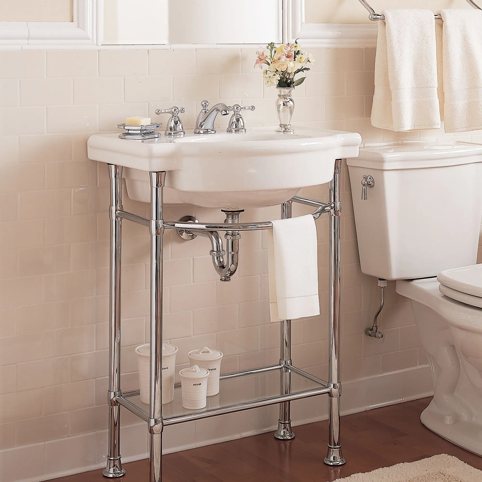 Retrospect® 8-Inch Widespread Pedestal Sink Top