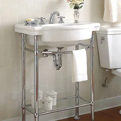 Retrospect® 8-Inch Widespread Pedestal Sink Top