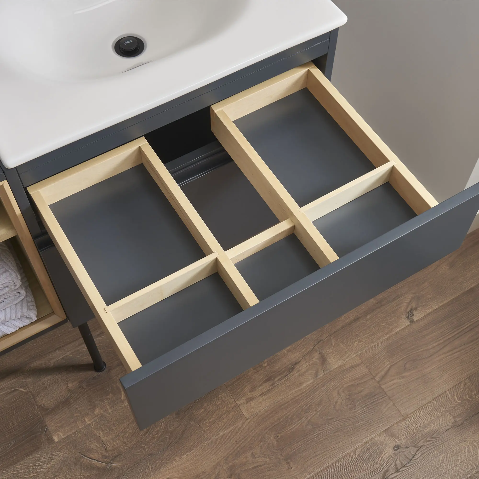 Meuble-lavabo à tiroir double Studio® S 24 po