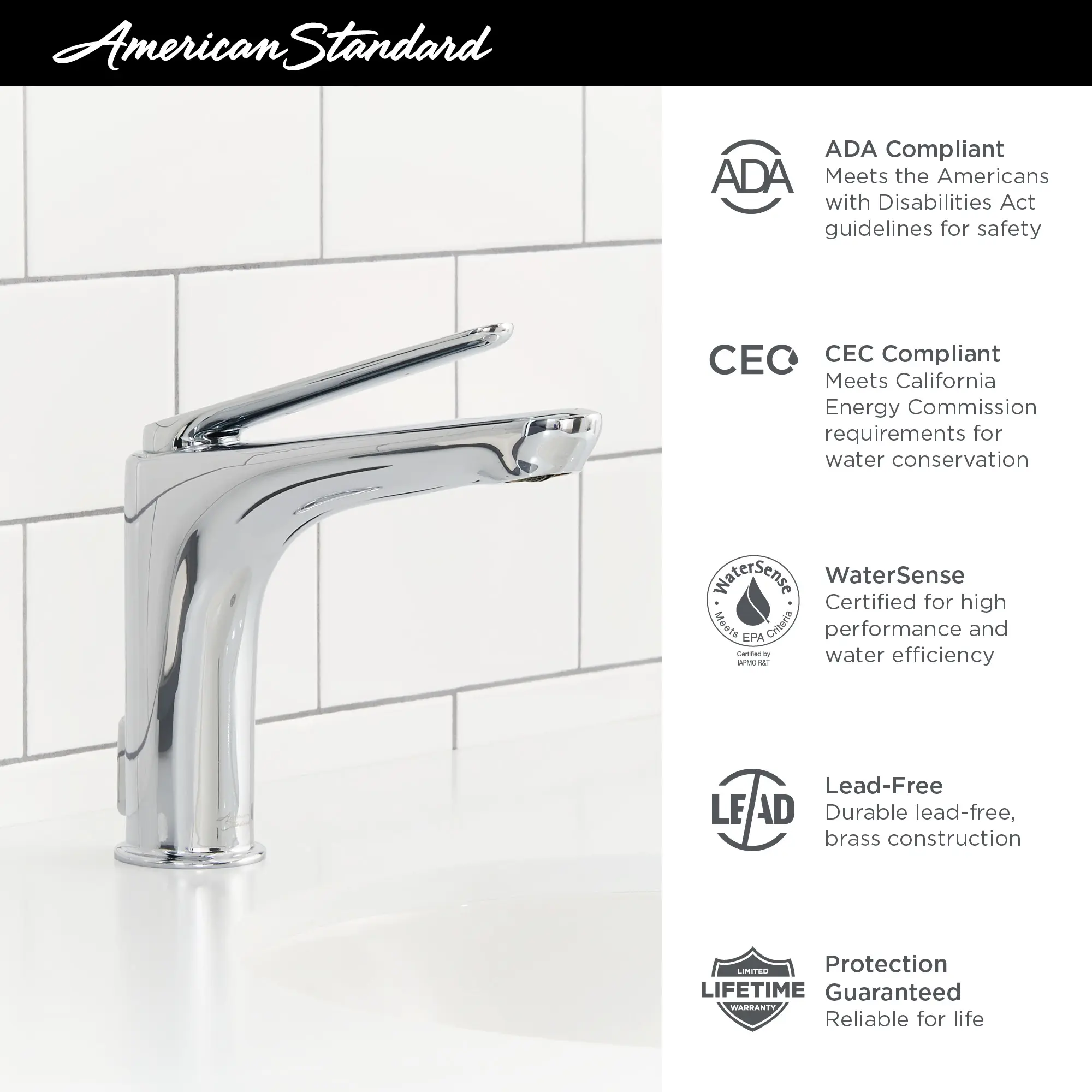 Studio® S Single Hole Single-Handle Bathroom Faucet 1.2 gpm/ 4.5 L/min With Lever Handle