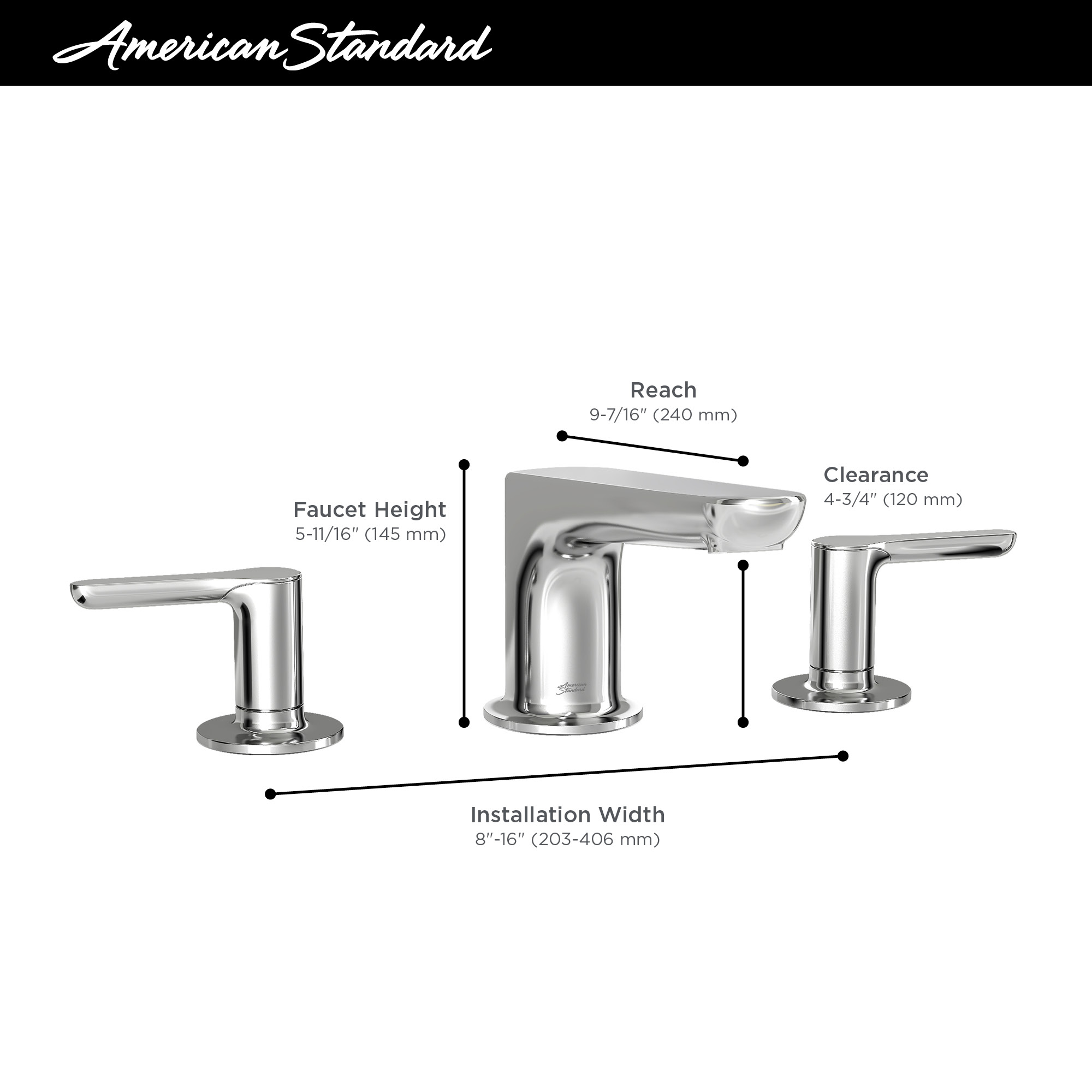 Studio™ S Bathtub Faucet With Lever Handles for Flash™ Rough-In Valve