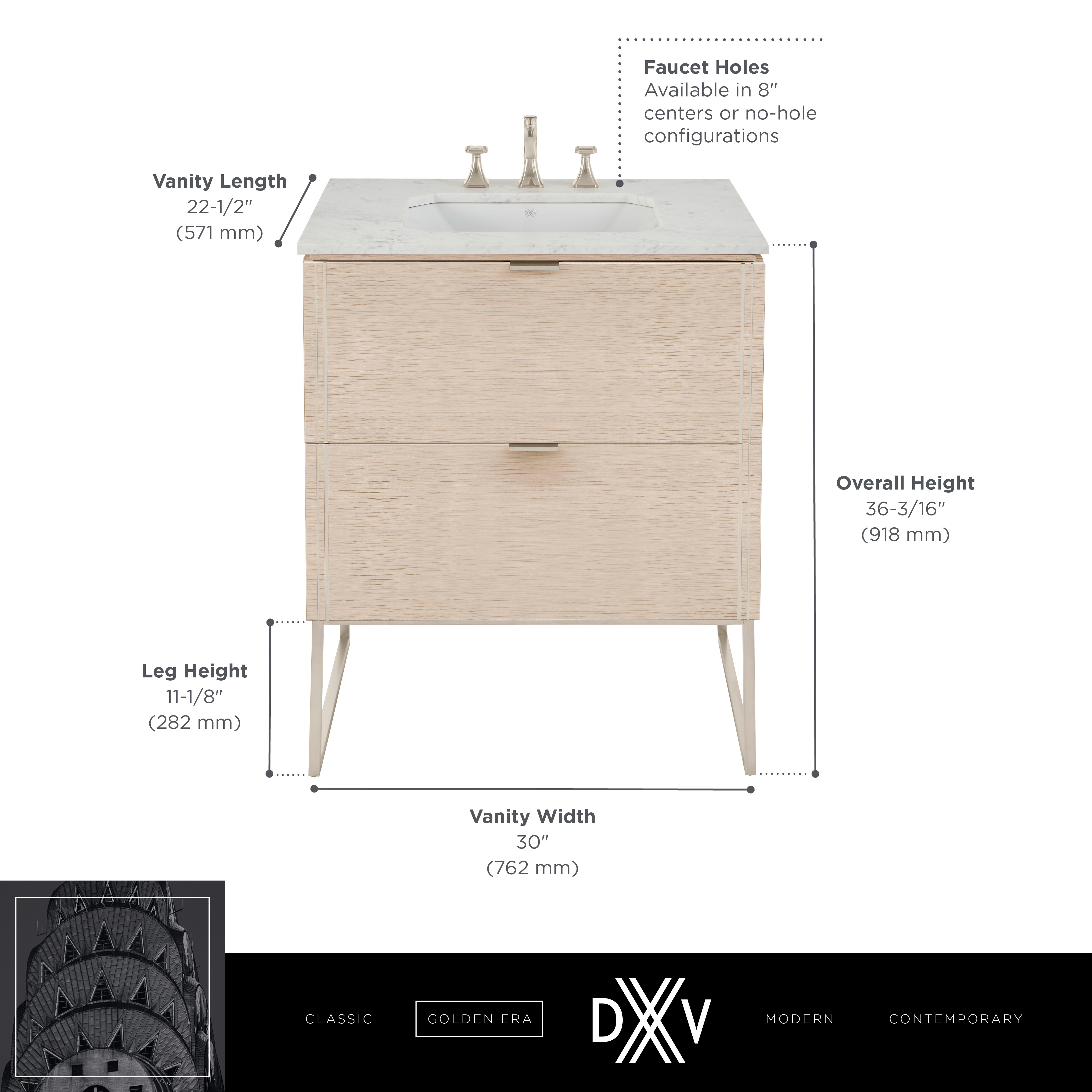 Belshire® 30 in. Single Vanity Only