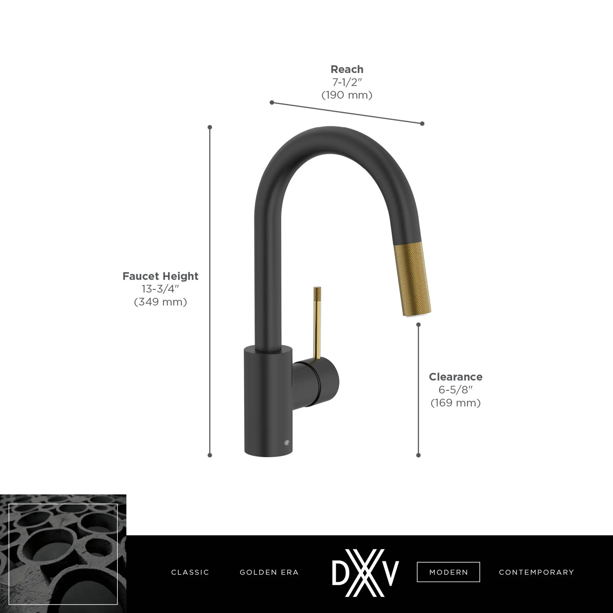 Etre Single Handle Bar Faucet with Lever Handle