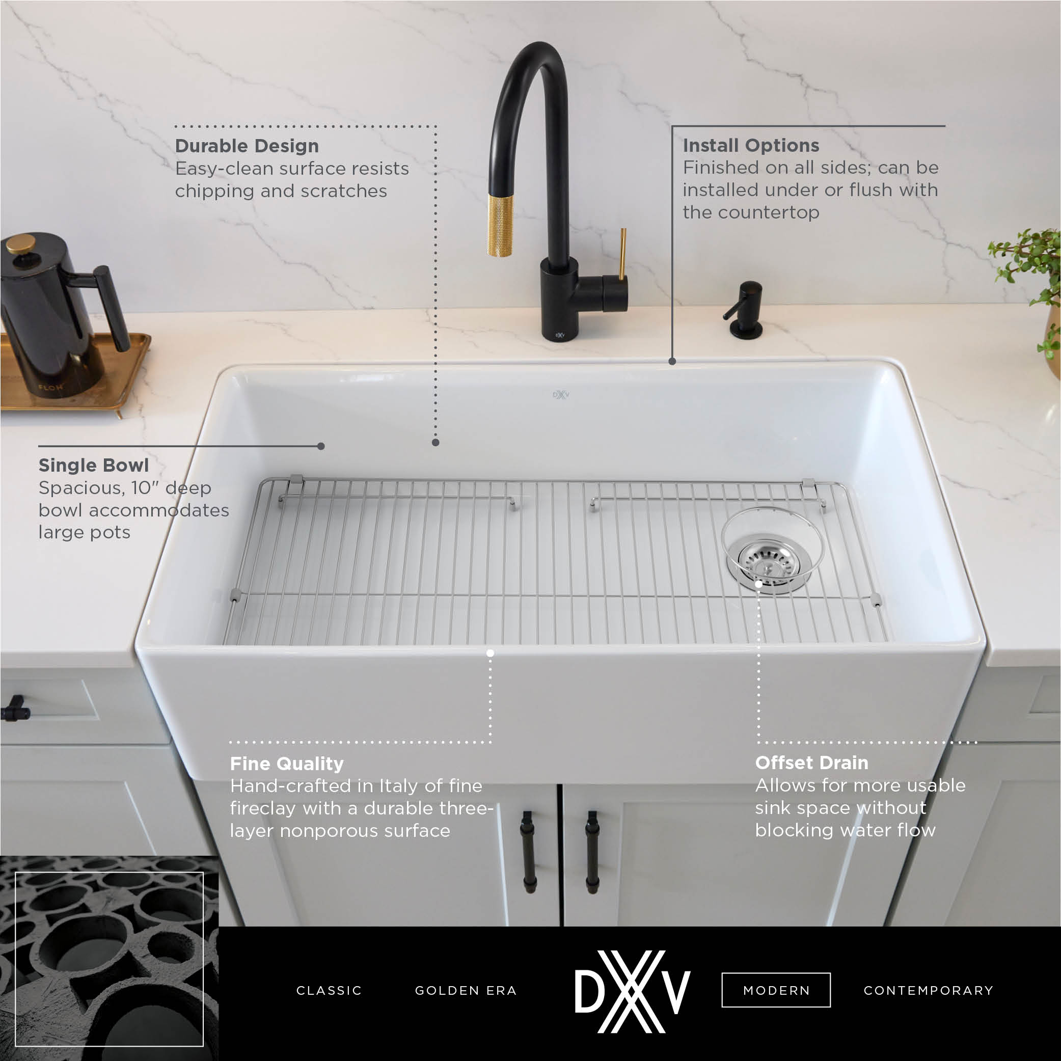 modern kitchen sinks