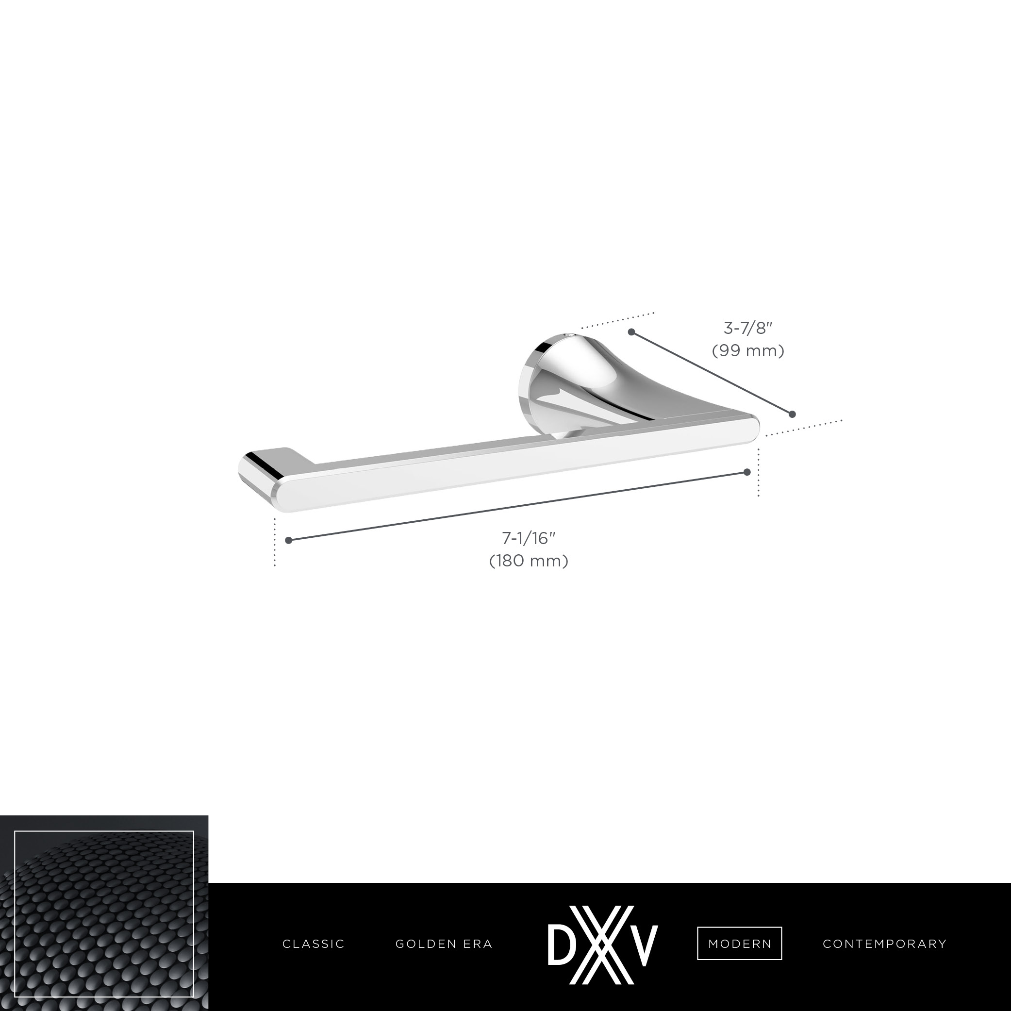 DXV Modulus Single Arm Toilet Paper Holder