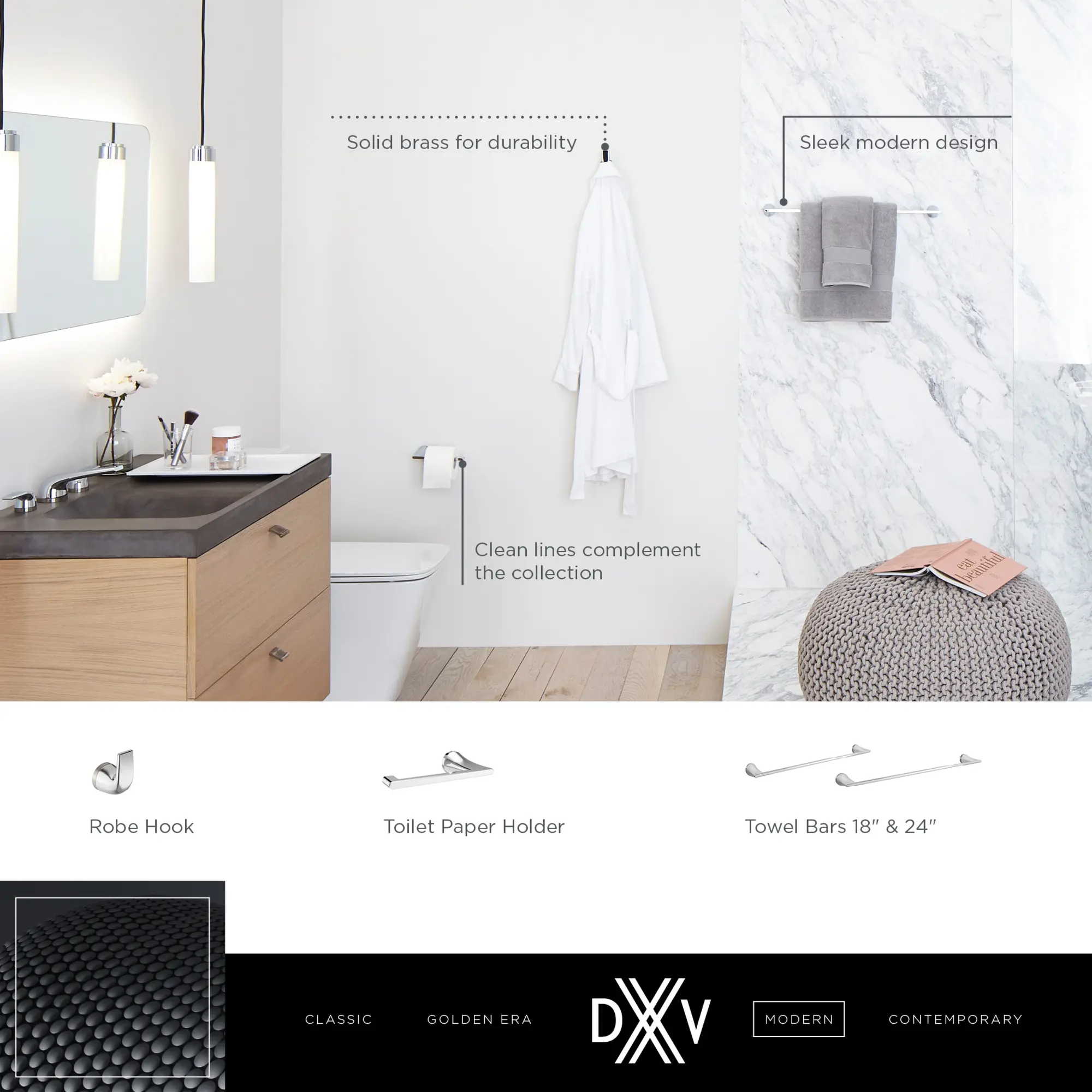 DXV® Modulus Towel Hook