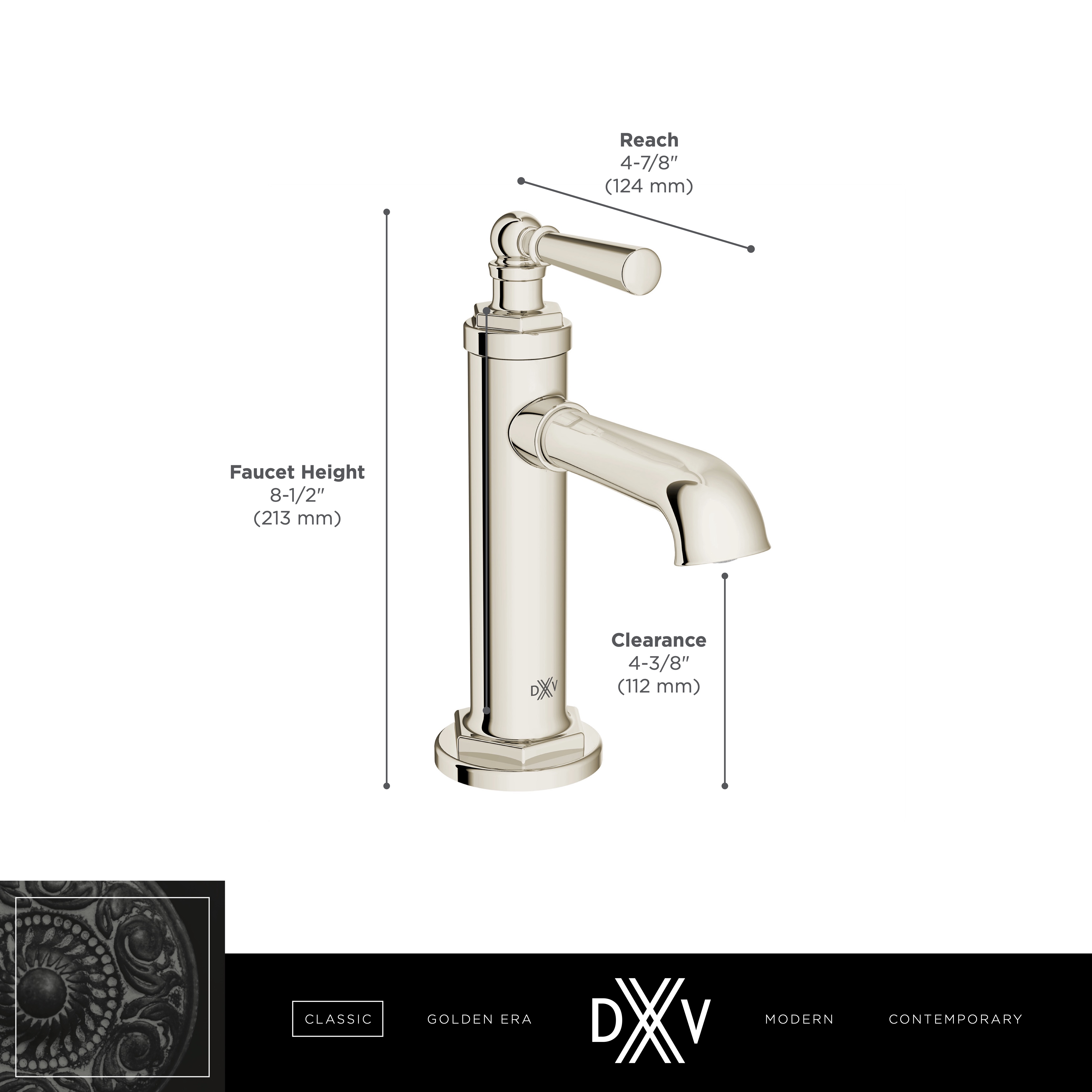 Oak Hill® Single Handle Bathroom Faucet with Lever Handle