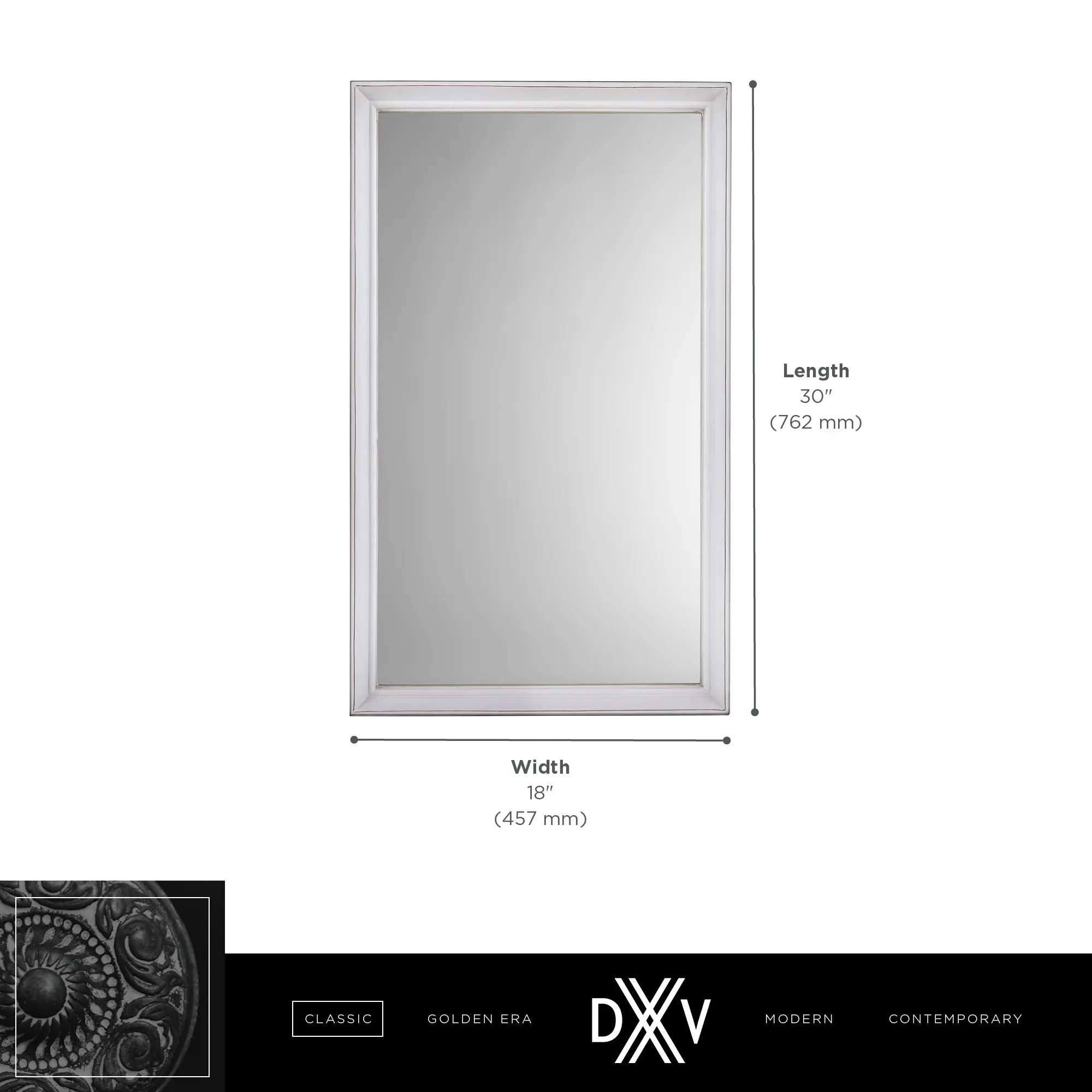 OAK HILL 18-IN. x 30-IN. MIRROR