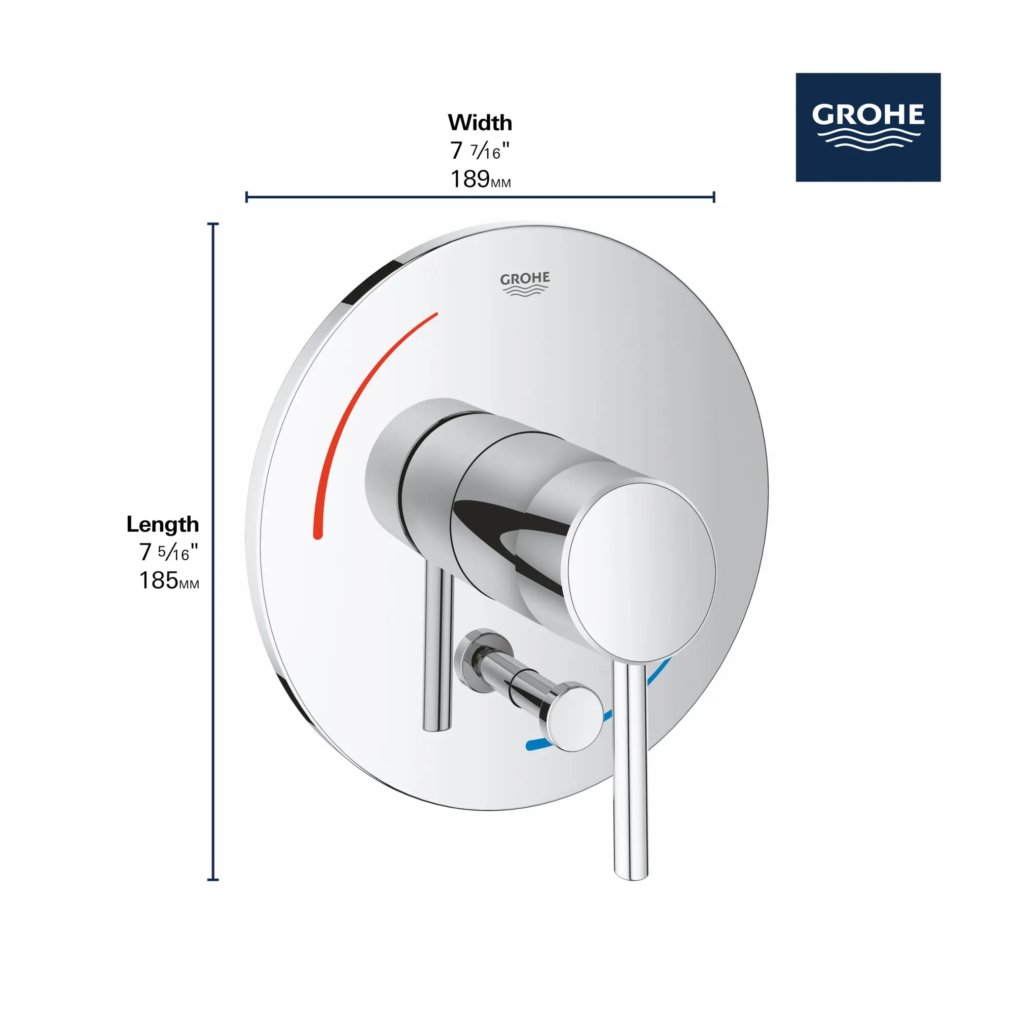 Pressure Balance Valve Trim with Diverter