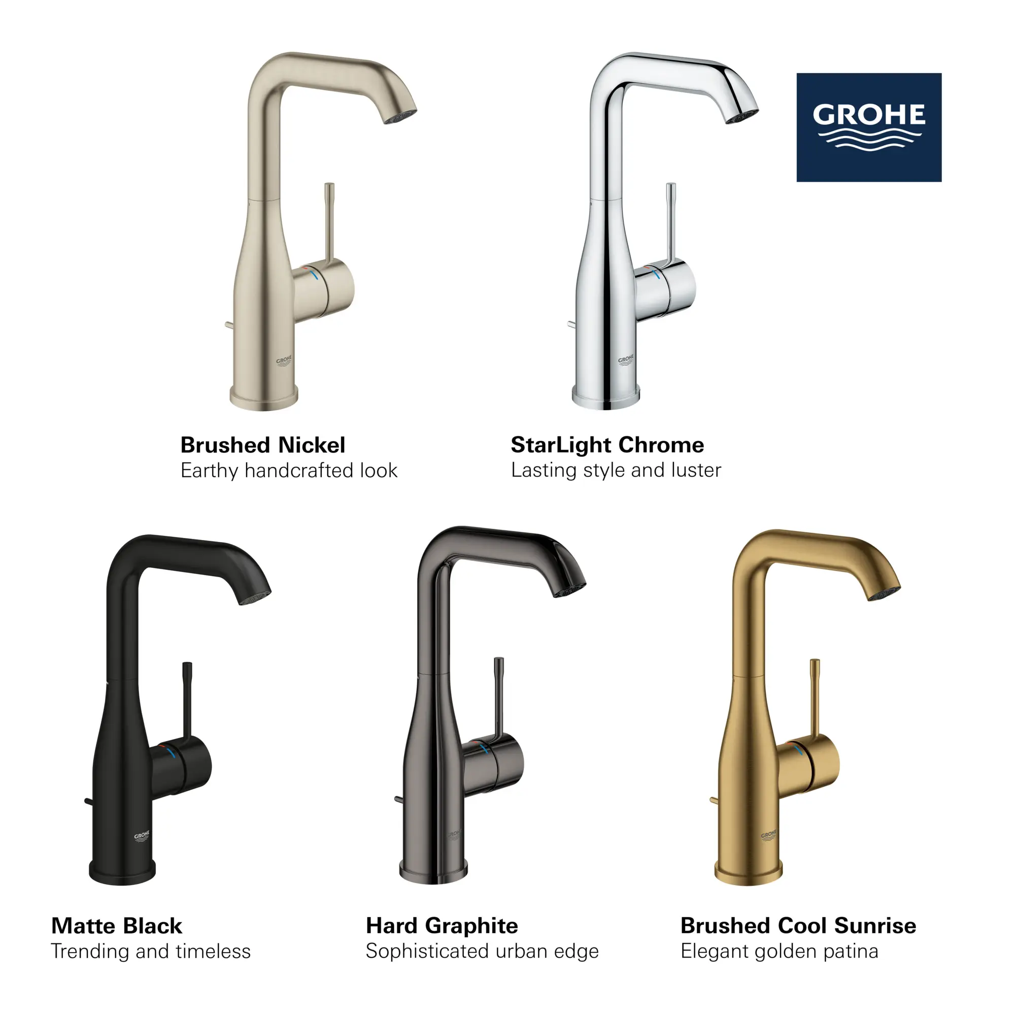 Single Hole Single-Handle L-Size Bathroom Faucet, 1.2 GPM (4.5 L/min)