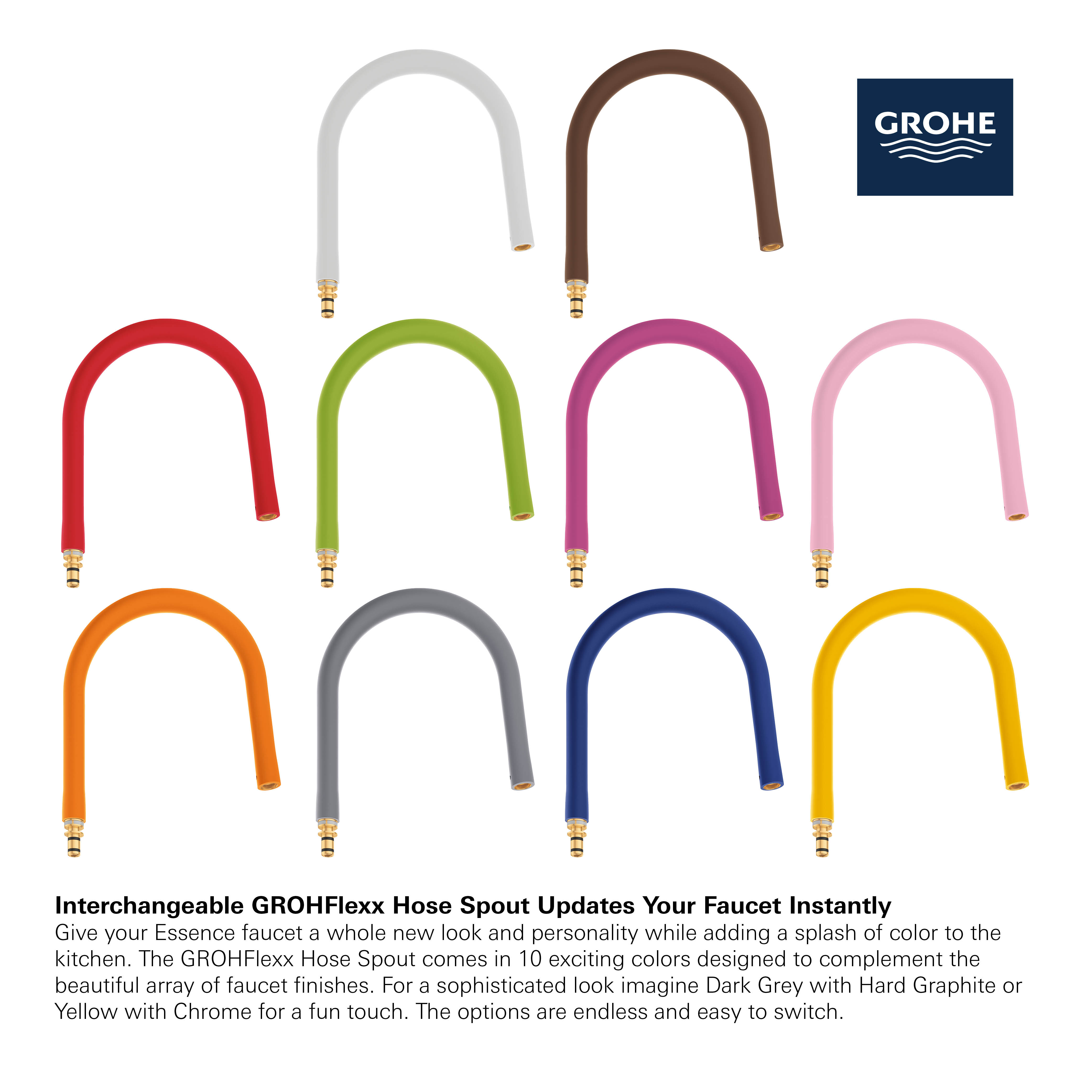 Flexible pour robinet cuisine Grohe Essence Semi-pro