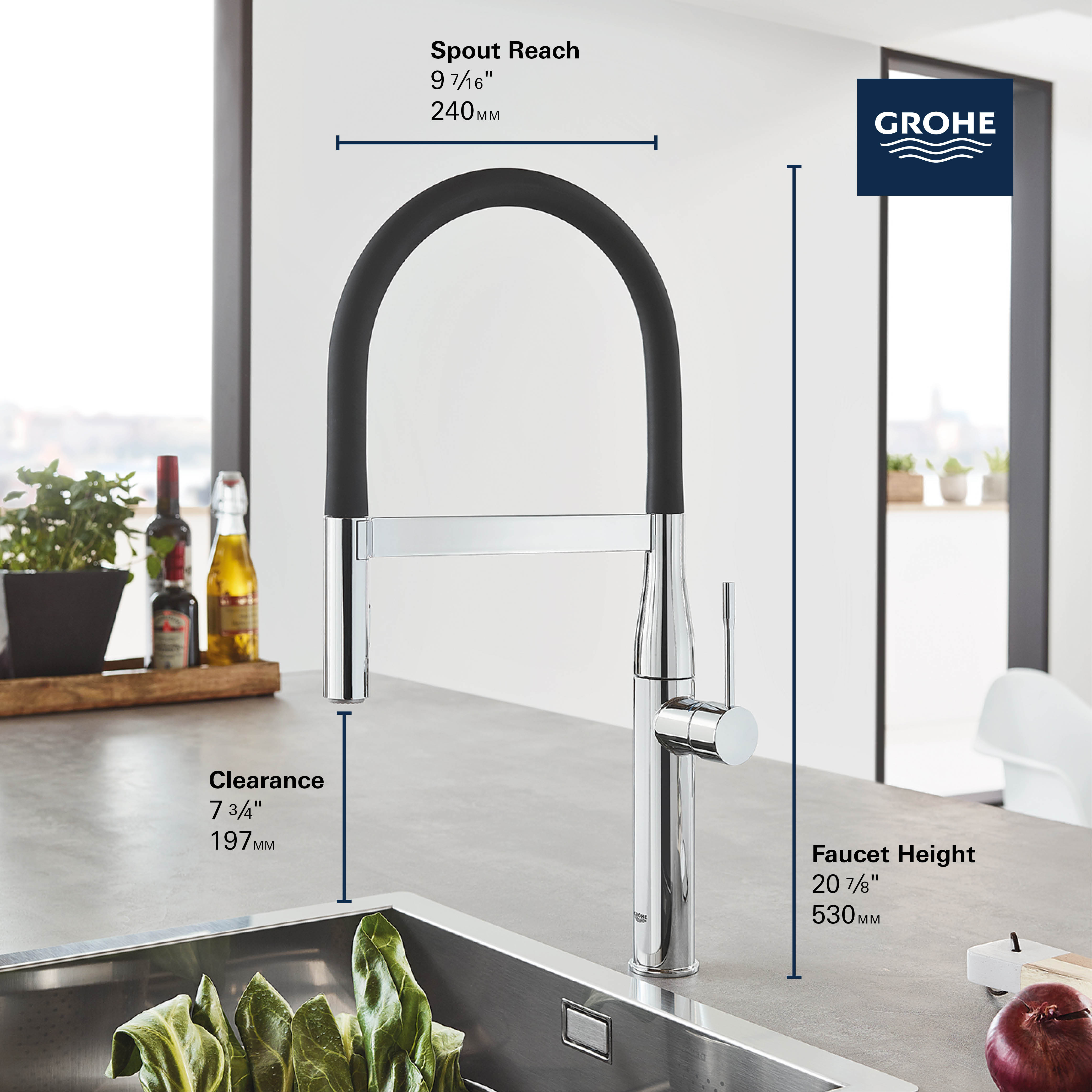 GROHE 46895000 Aérateurs pour Robinet, Chromé GR…