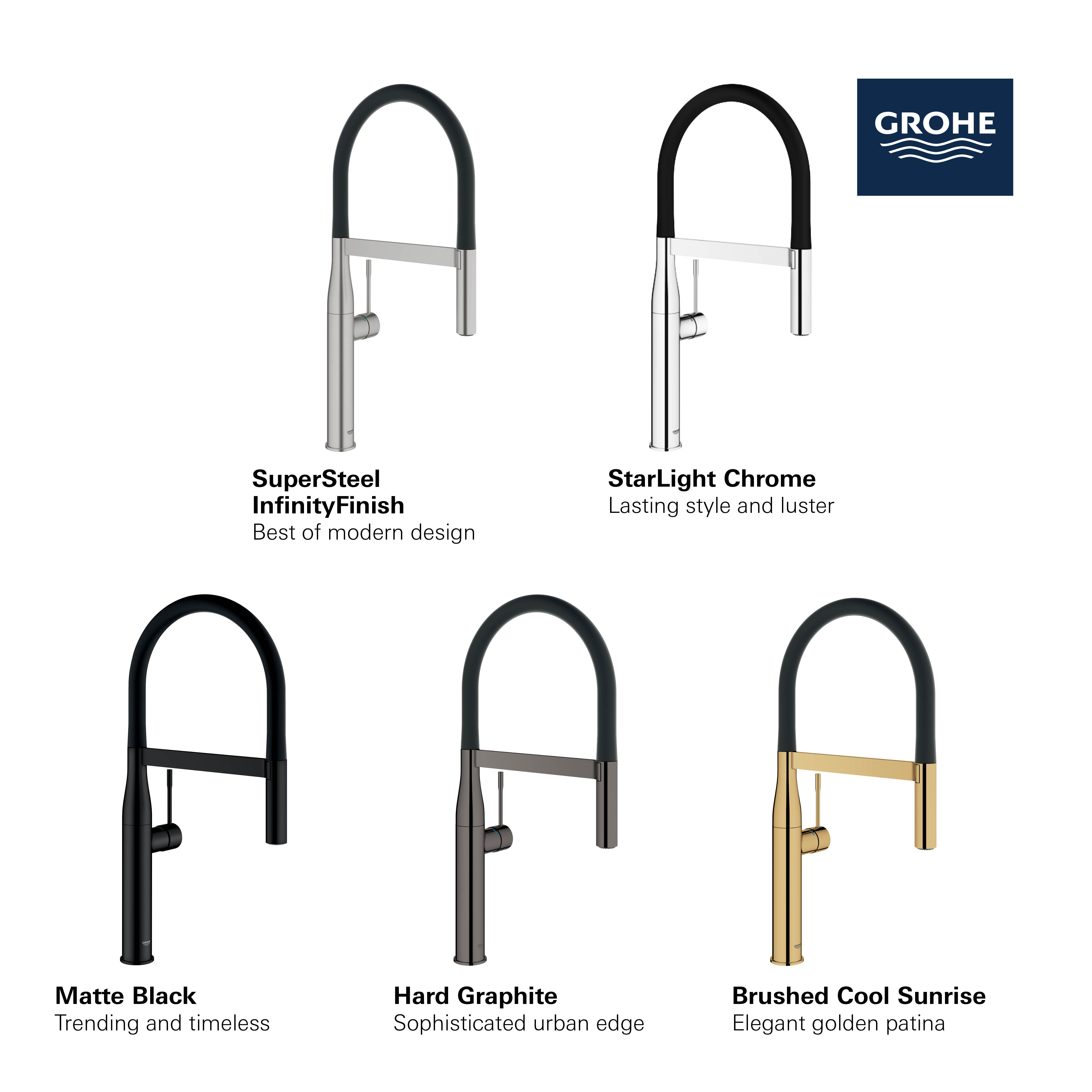 Flexible pour robinet cuisine Grohe Essence Semi-pro