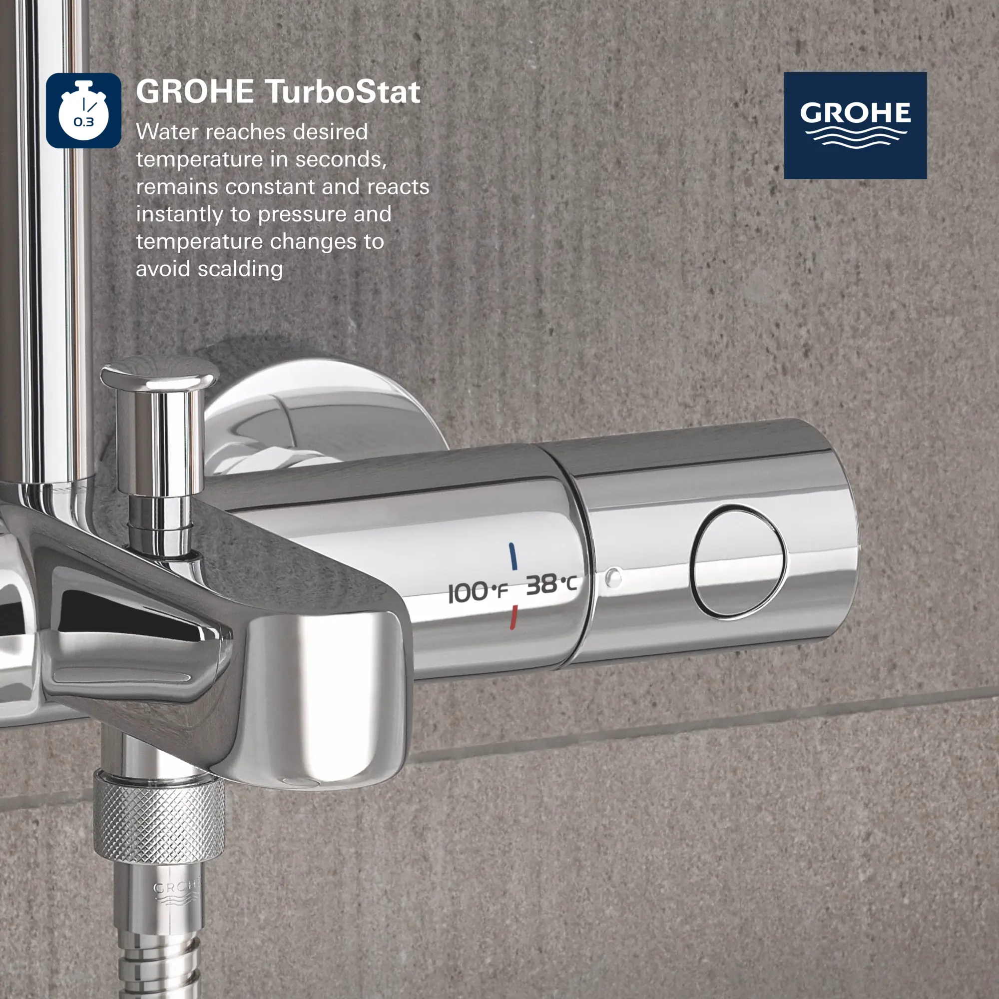 260 Thermostatic Tub/Shower System, 1.75gpm