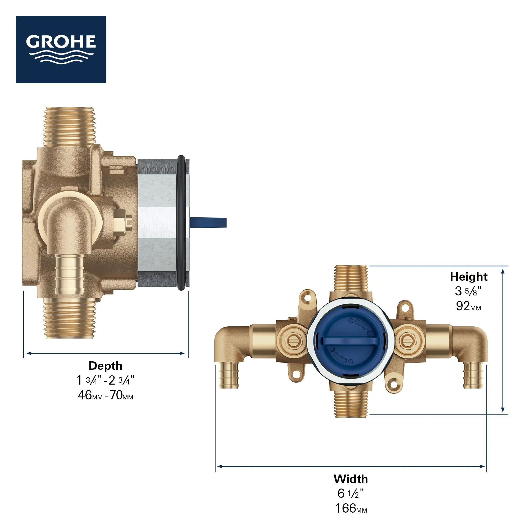 Pressure Balance Rough-In Valve