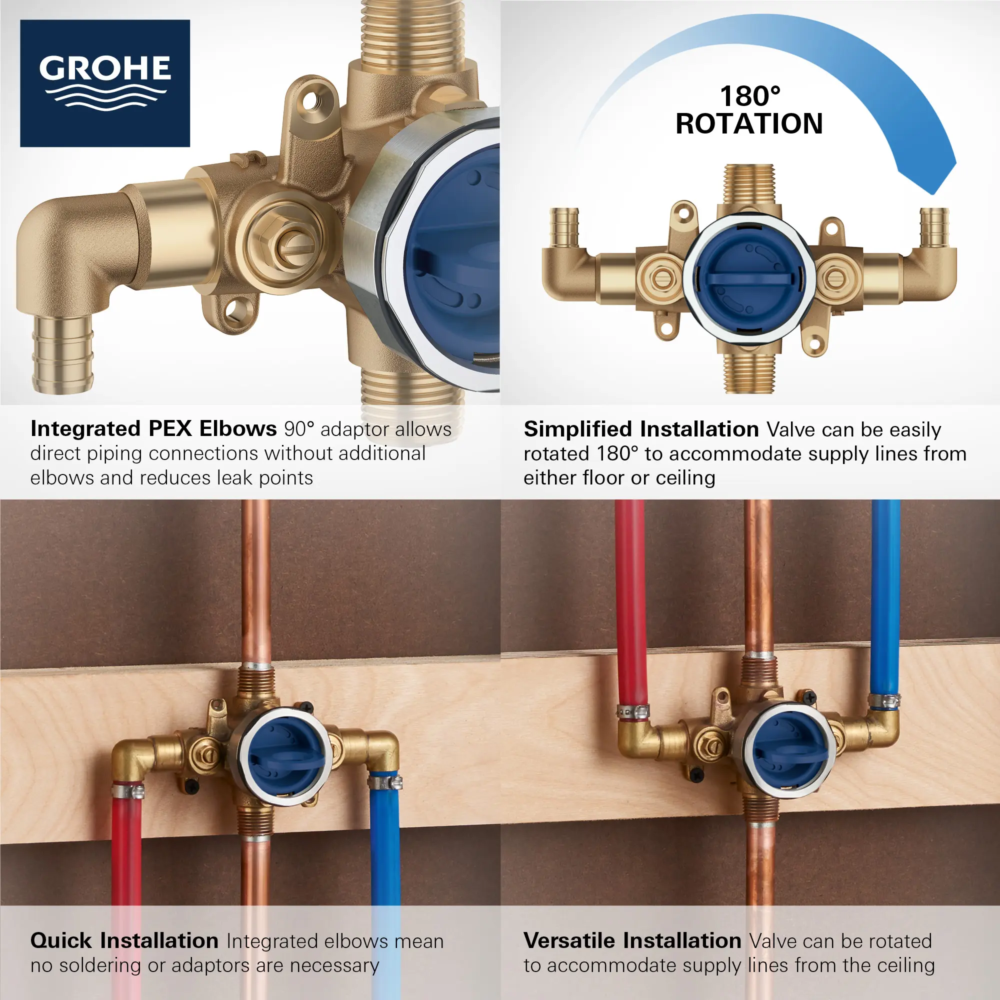 Pressure Balance Rough-In Valve