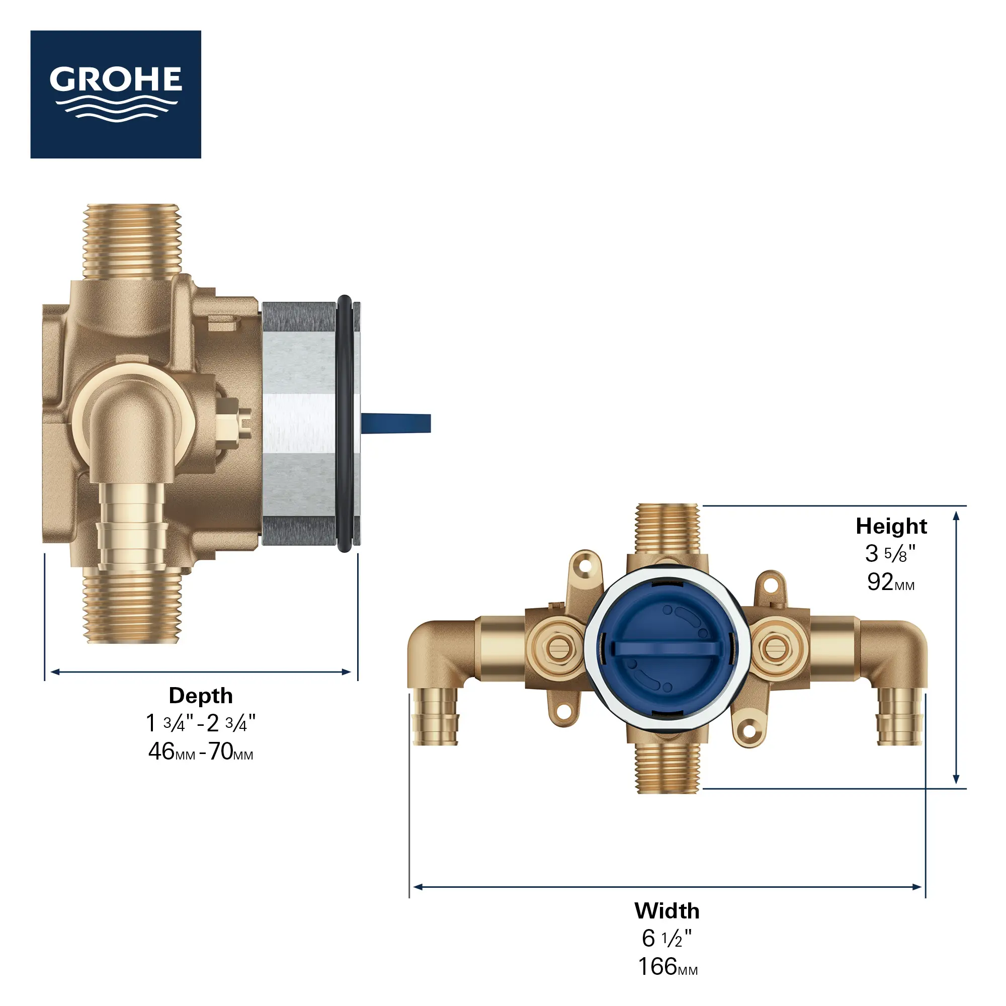 Pressure Balance Rough-In Valve