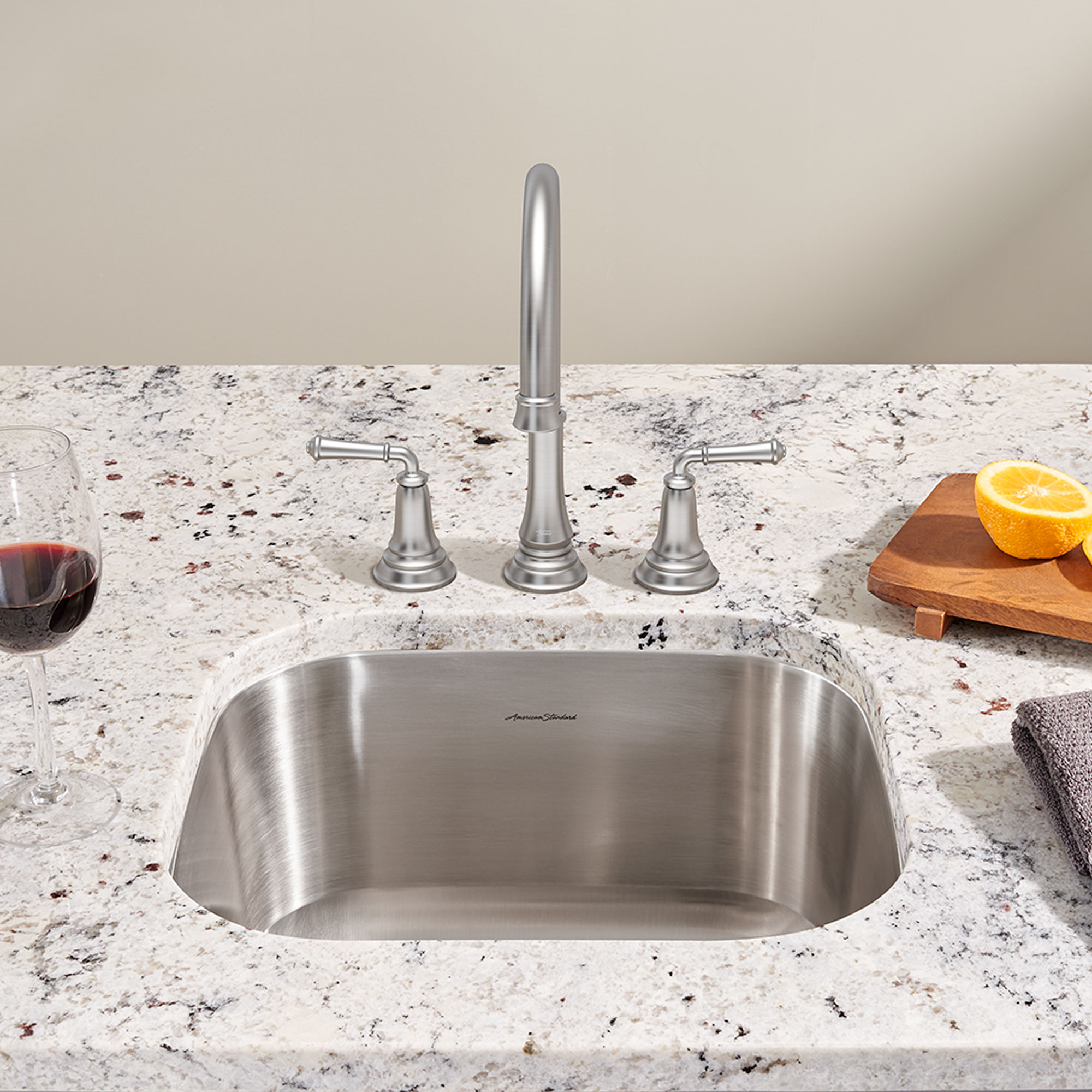 Portsmouth™ 18 x 16-Inch Stainless Steel Undermount Single Bowl Kitchen Sink