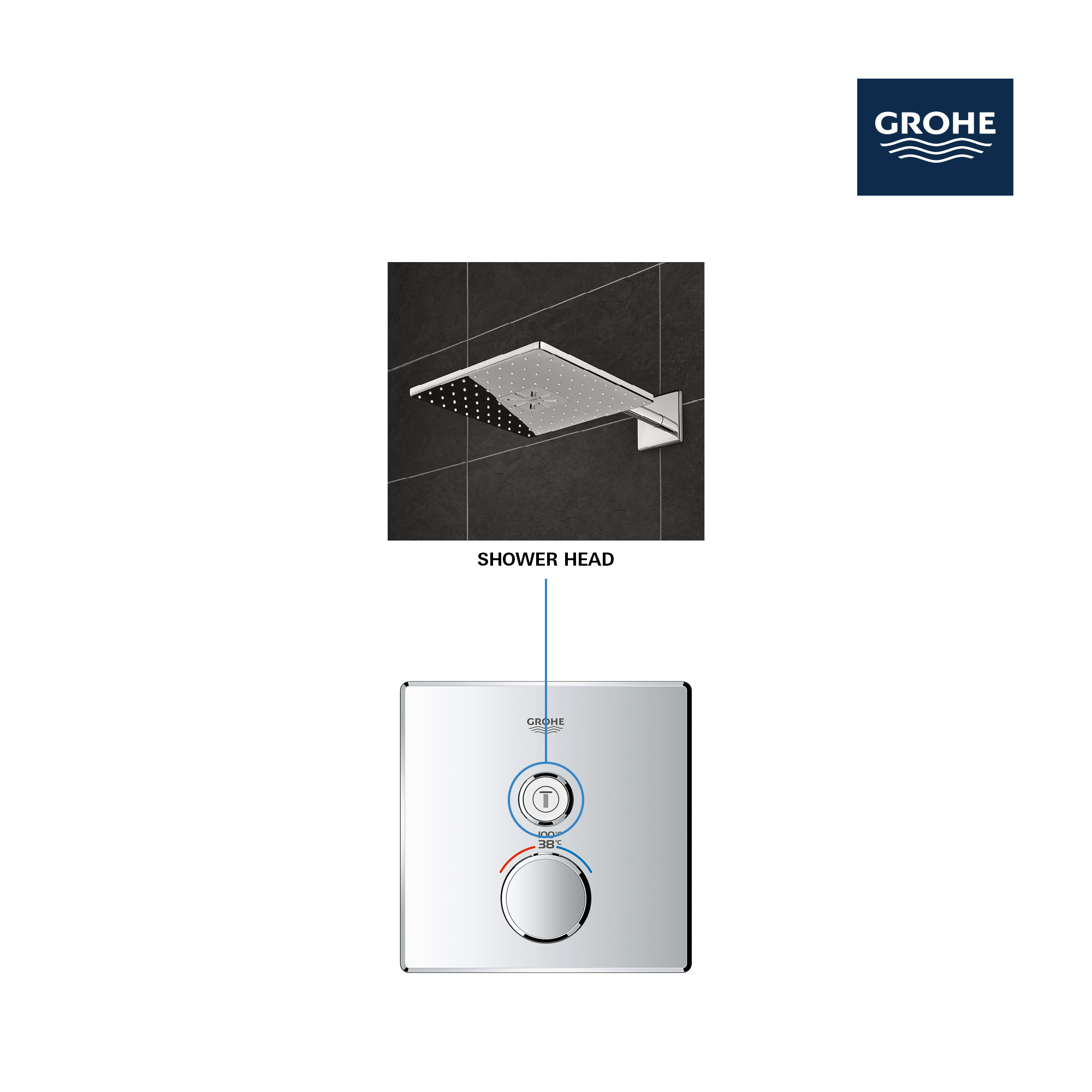 grifo termostatico ducha grohtherm smartcontrol grohe 34714000