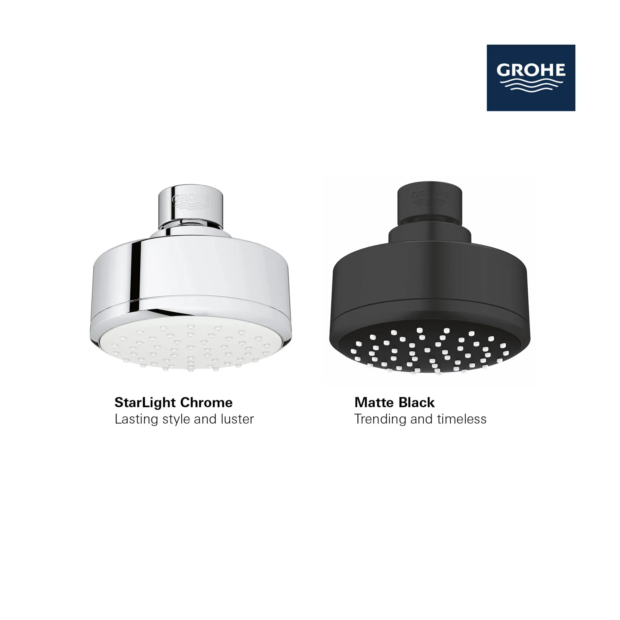 100 Shower Head, 4" - 1 Spray, 1.5 gpm