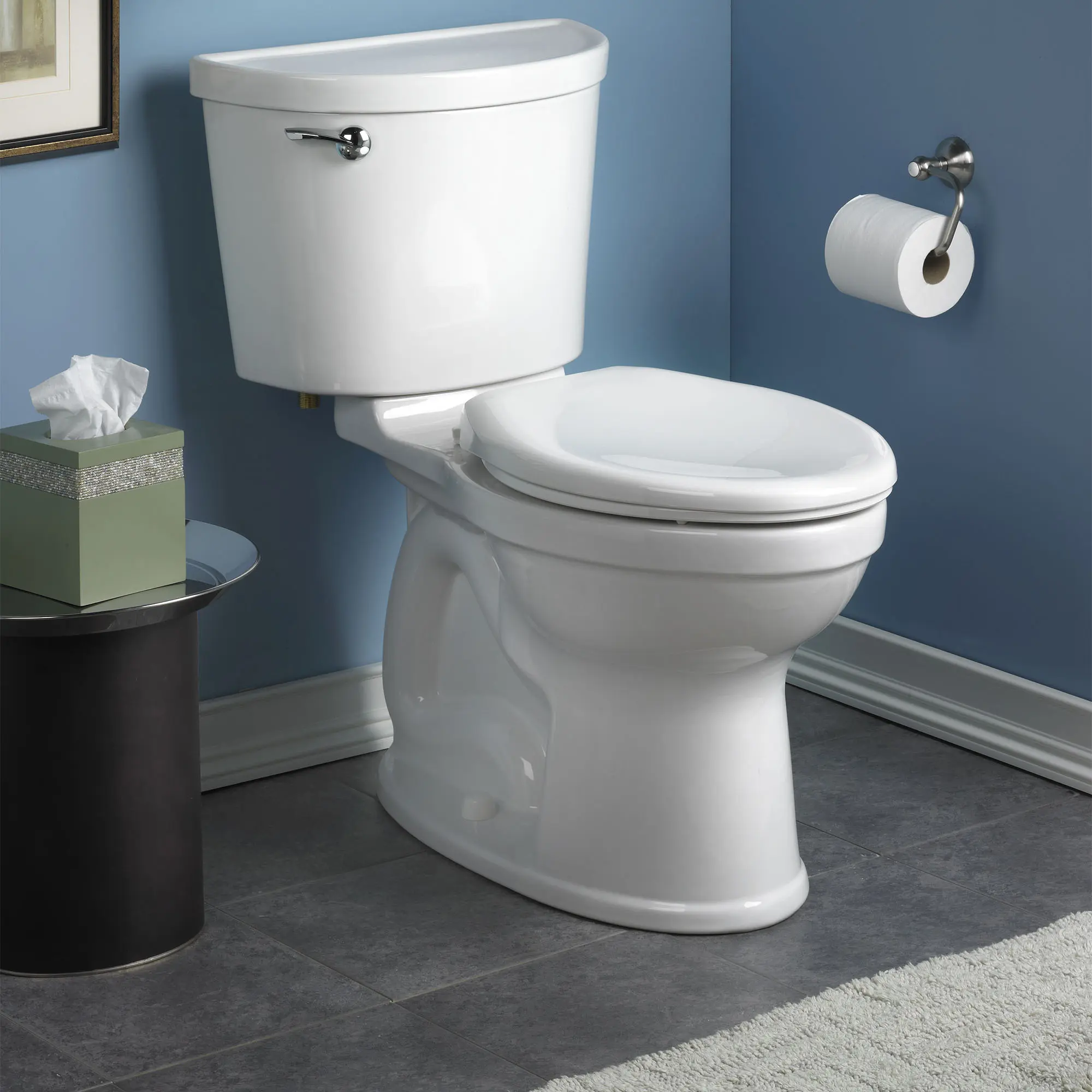 Champion® PRO Two-Piece 1.28 gpf/4.8 Lpf Chair Height Elongated Toilet Less Seat