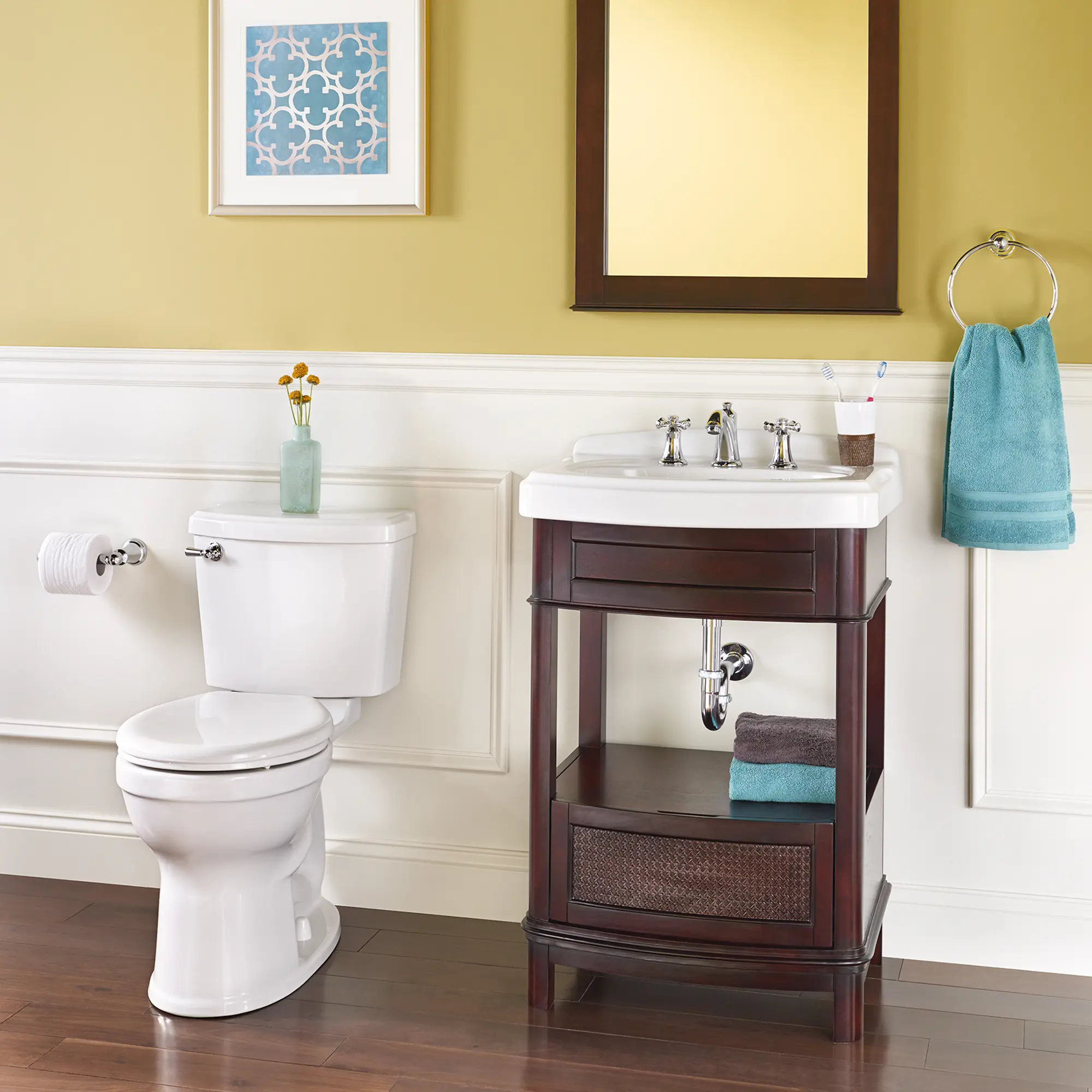 Portsmouth® Champion® PRO Two-Piece 1.28 gpf/4.8 Lpf Chair Height Round Front Toilet