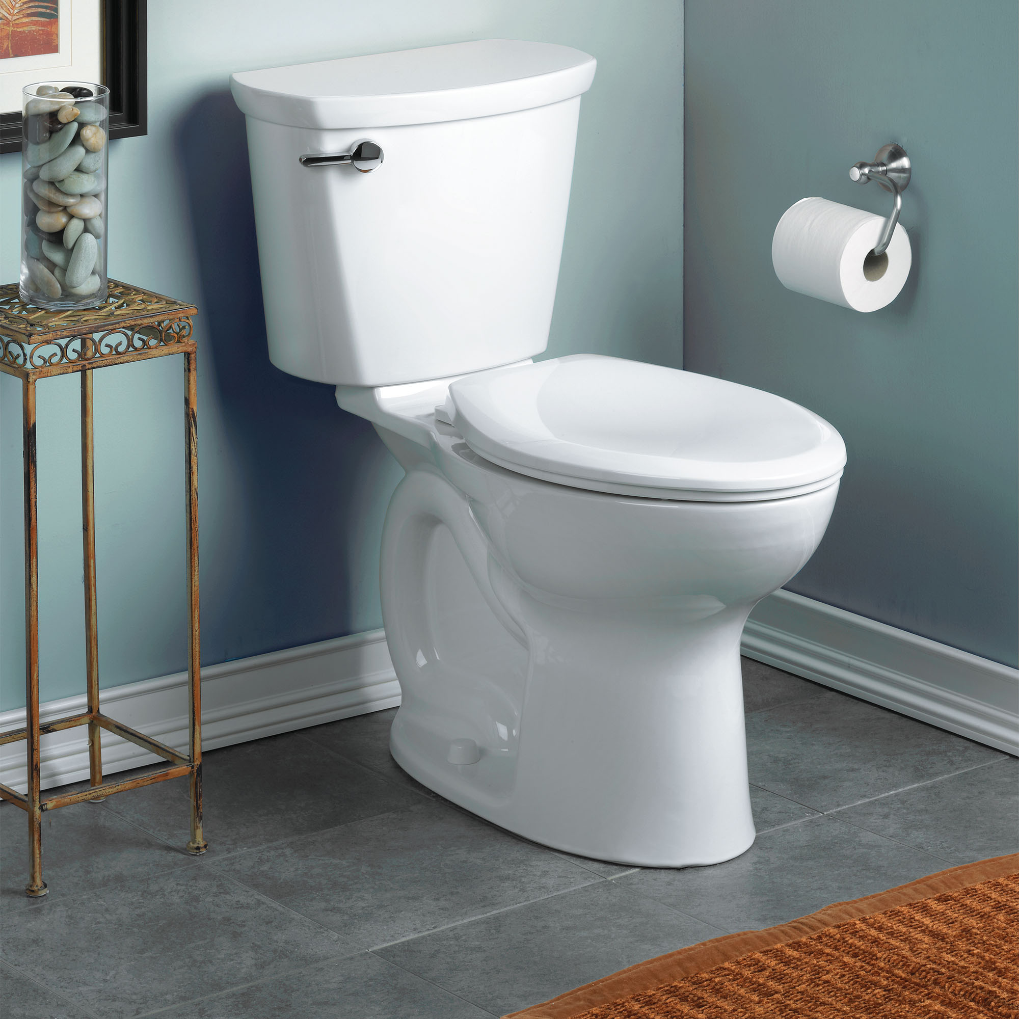 Cadet® PRO Two-Piece 1.28 gpf/4.8 Lpf Compact Chair Height Elongated Toilet Less Seat